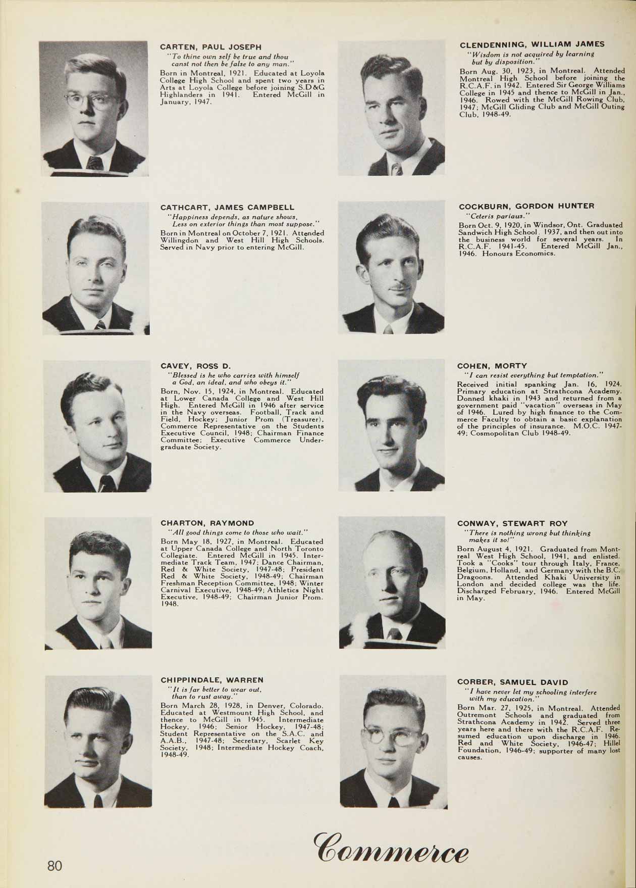 McGill Yearbook: 1949