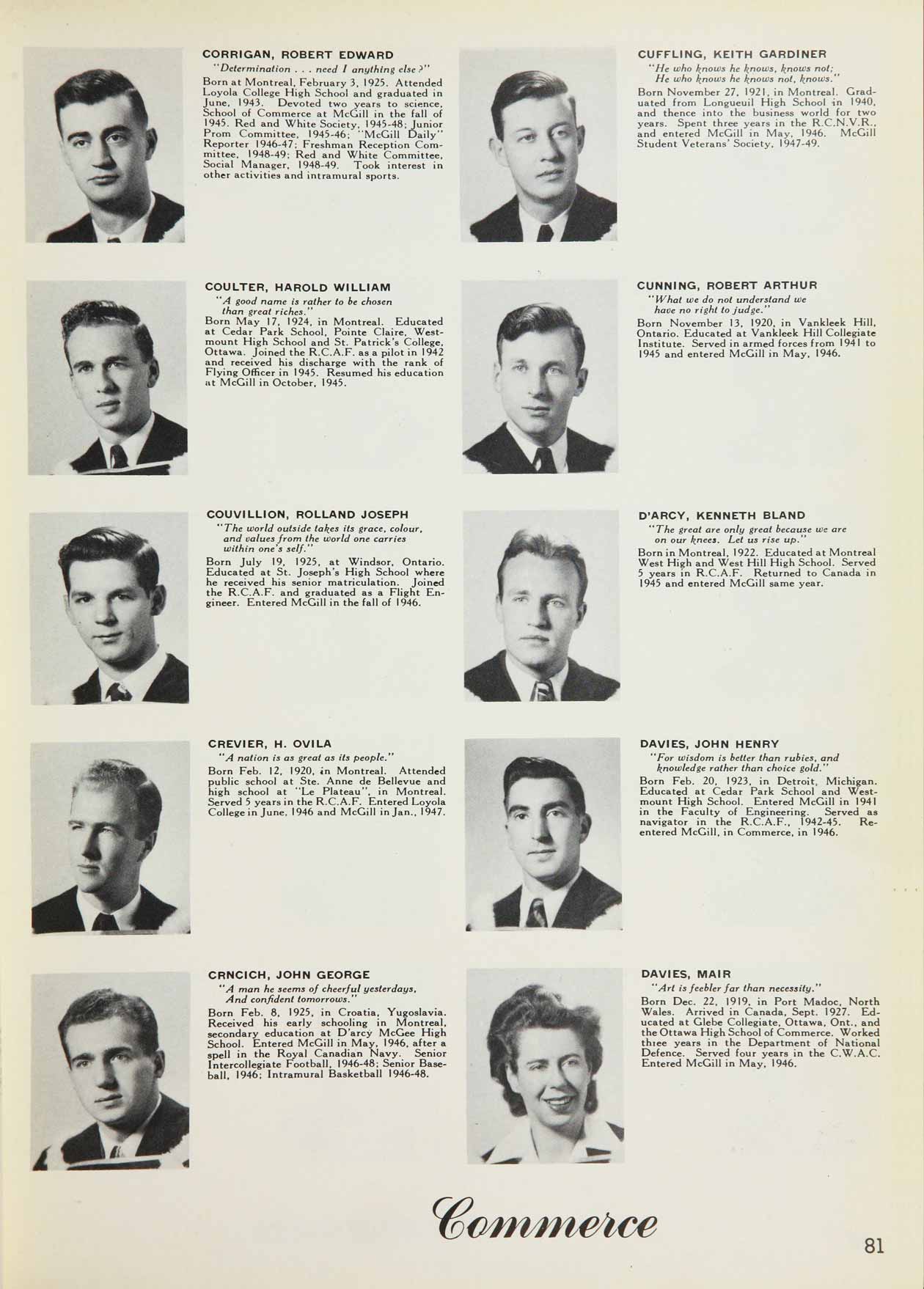 McGill Yearbook: 1949