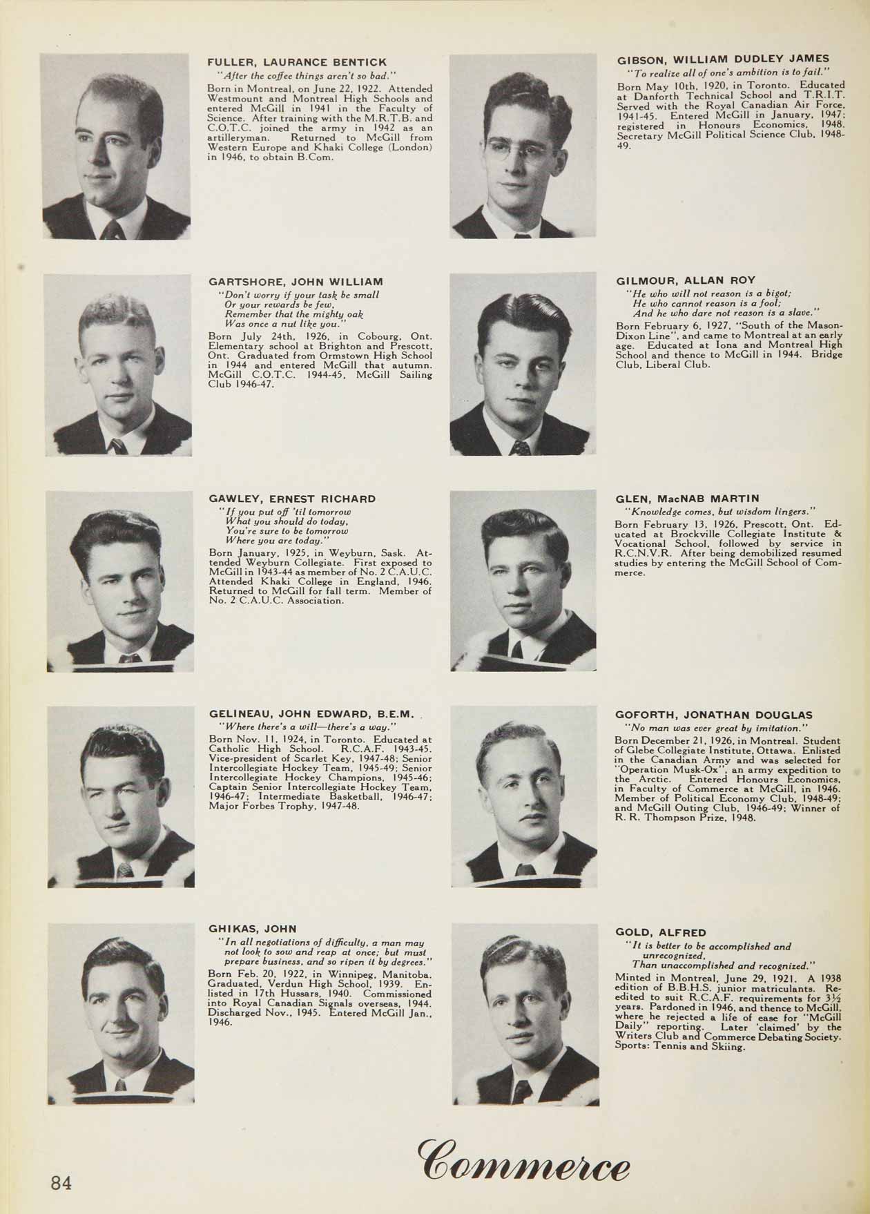 McGill Yearbook: 1949