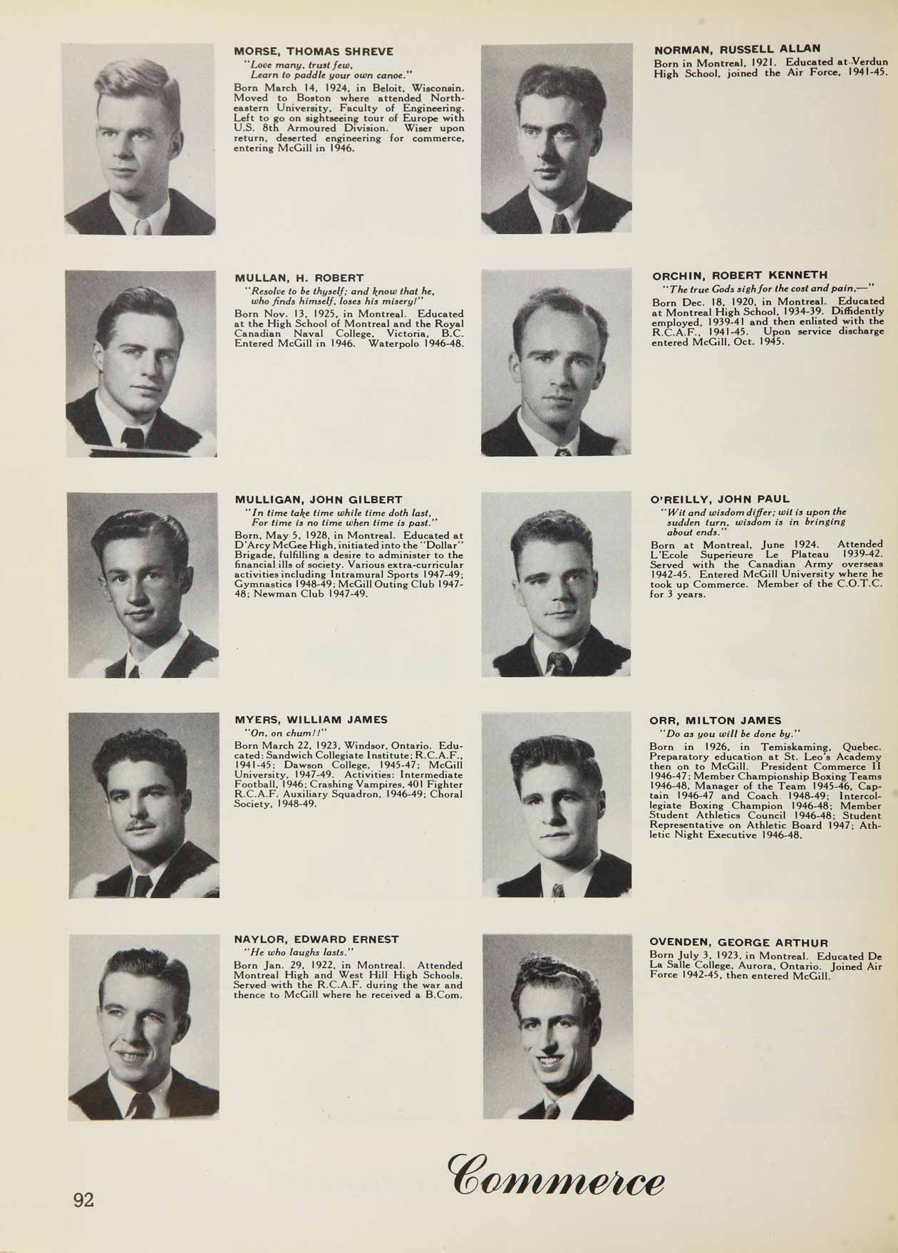 McGill Yearbook: 1949