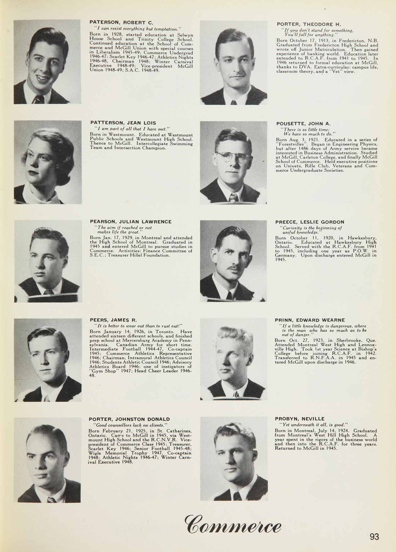 McGill Yearbook: 1949