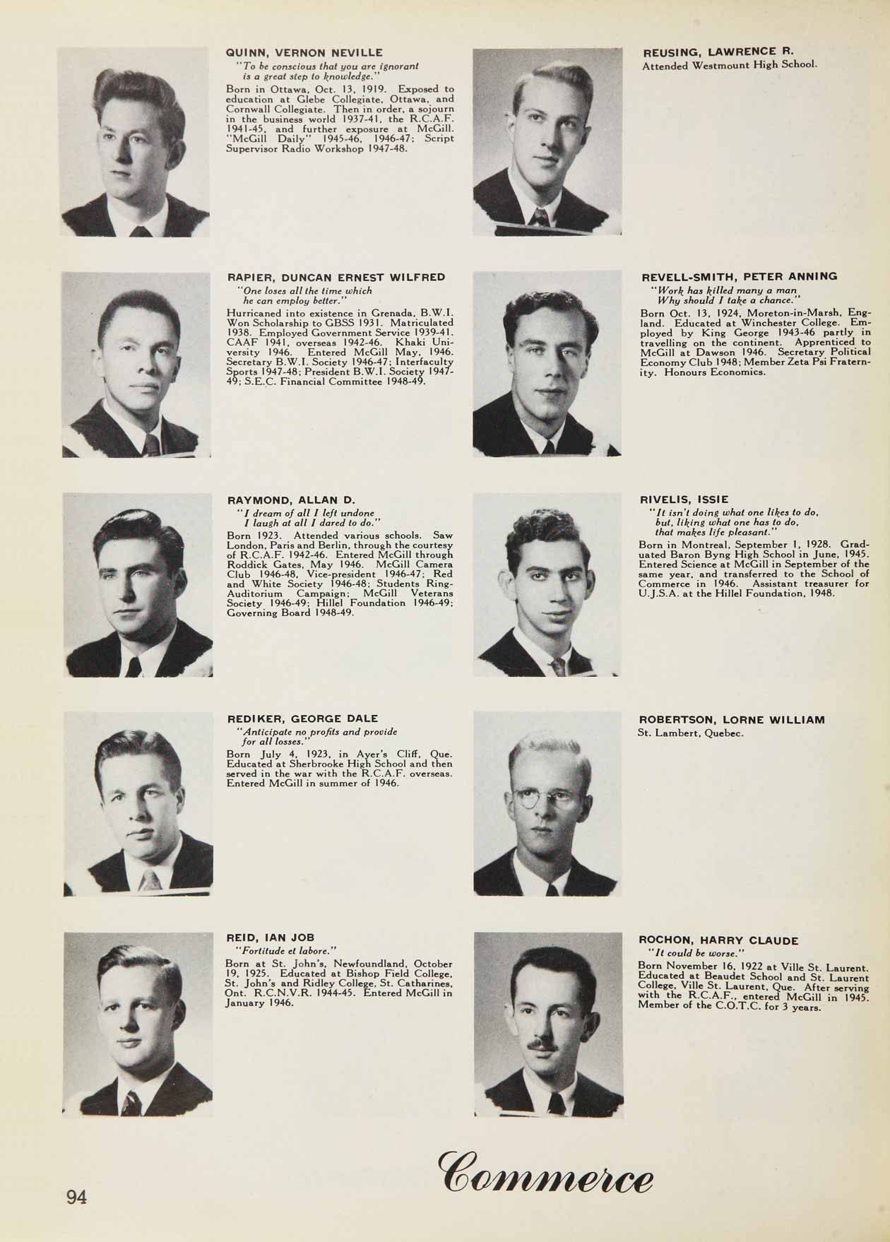 McGill Yearbook: 1949
