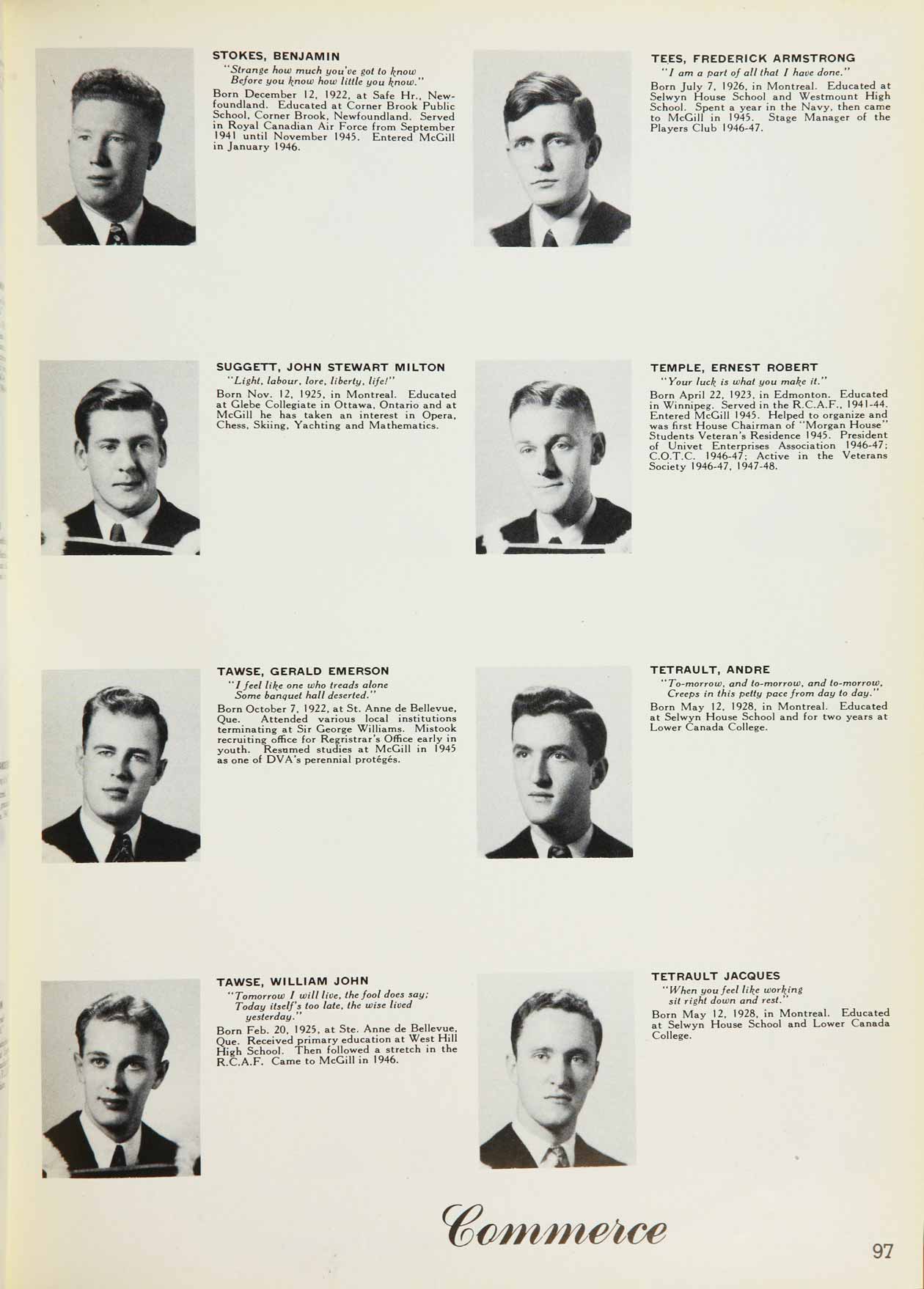 McGill Yearbook: 1949