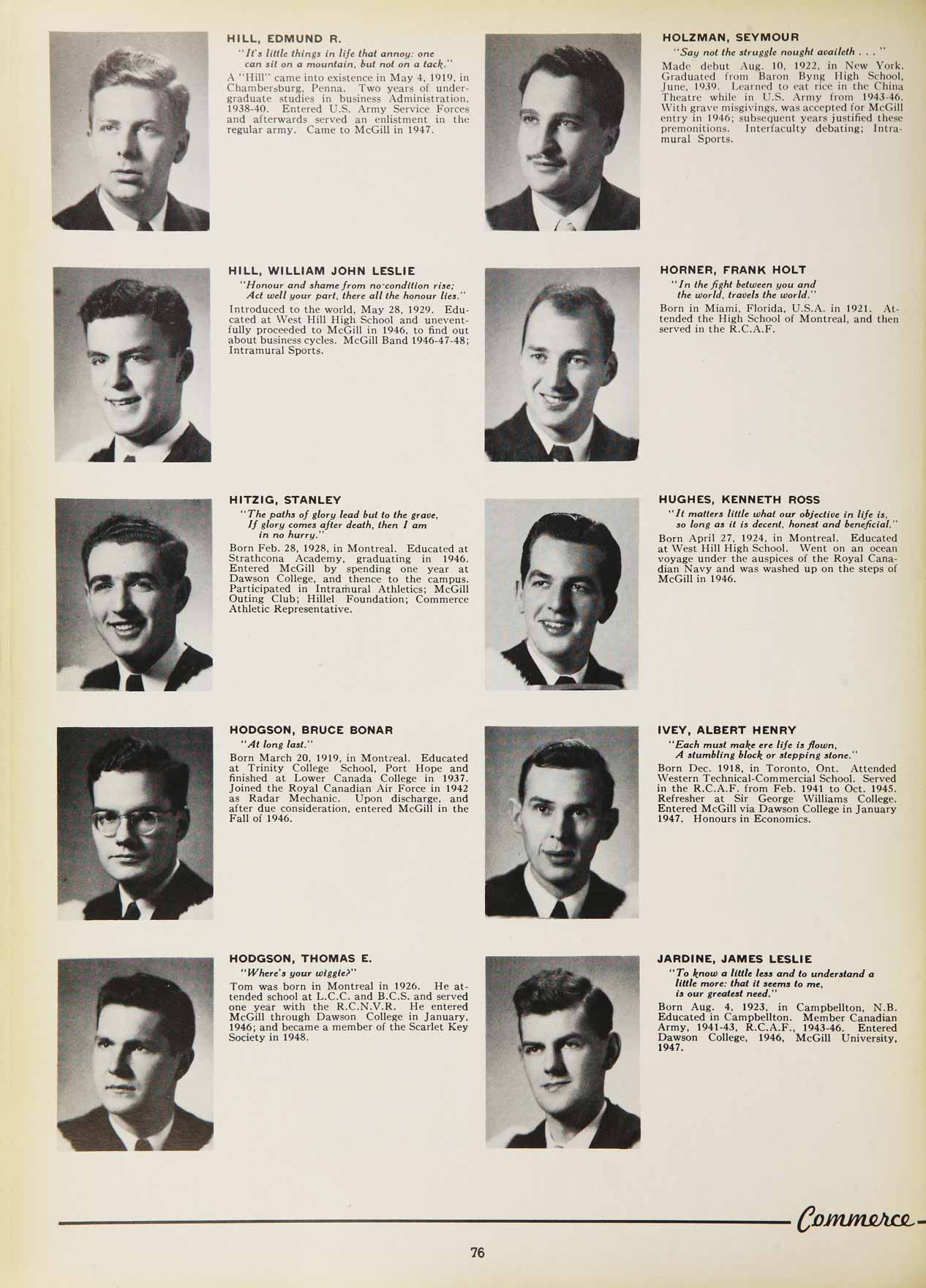 McGill Yearbook: 1950