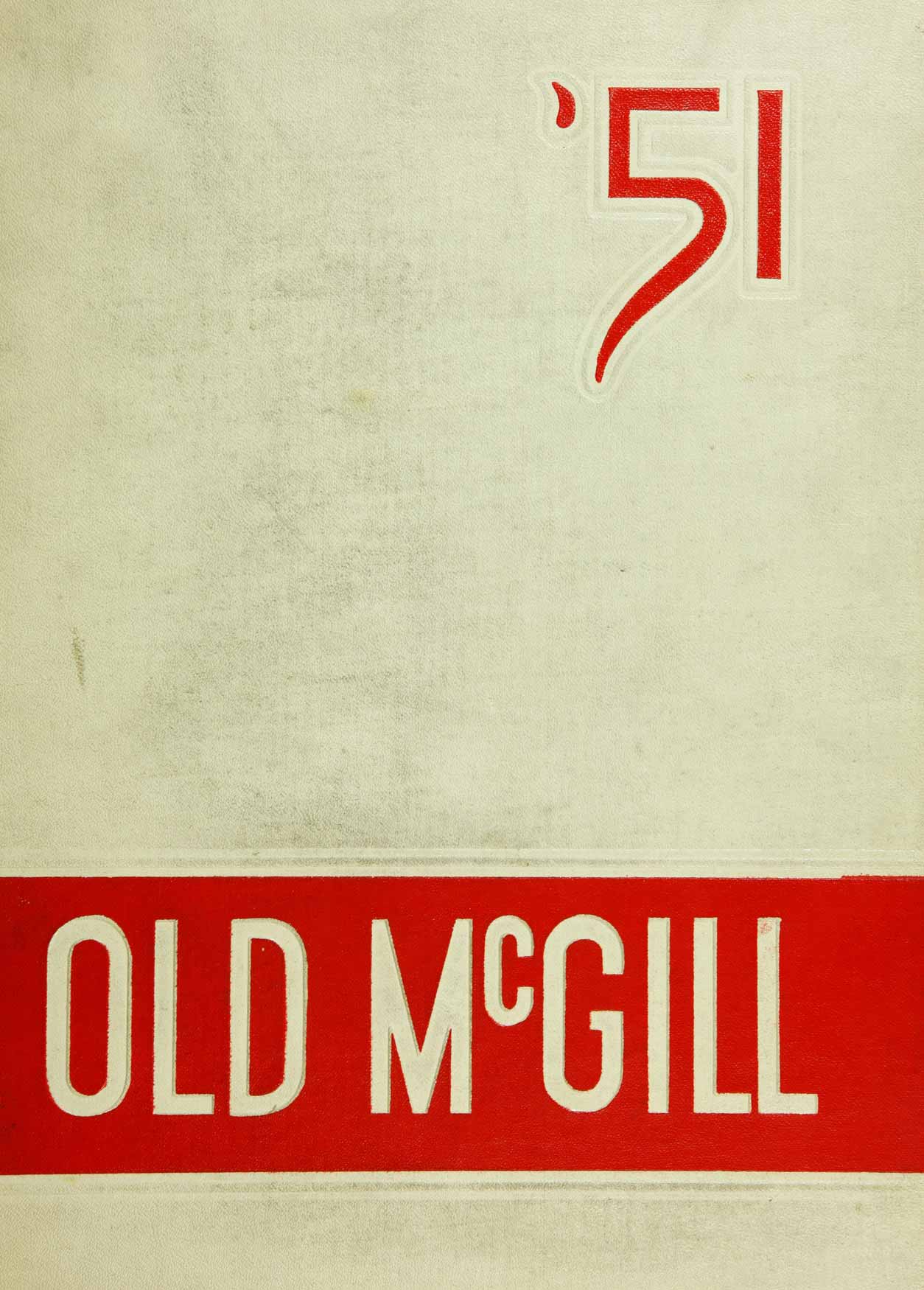 McGill Yearbook: 1951