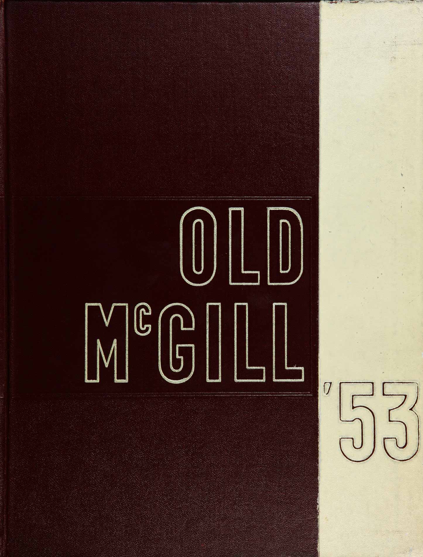 McGill Yearbook: 1953