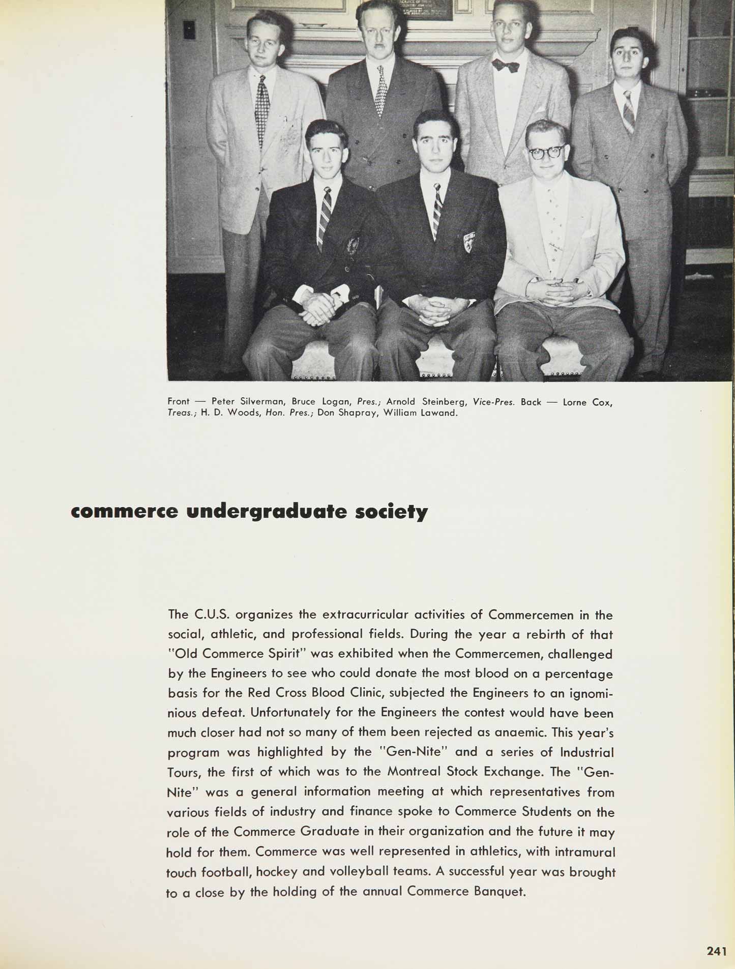 McGill Yearbook: 1953