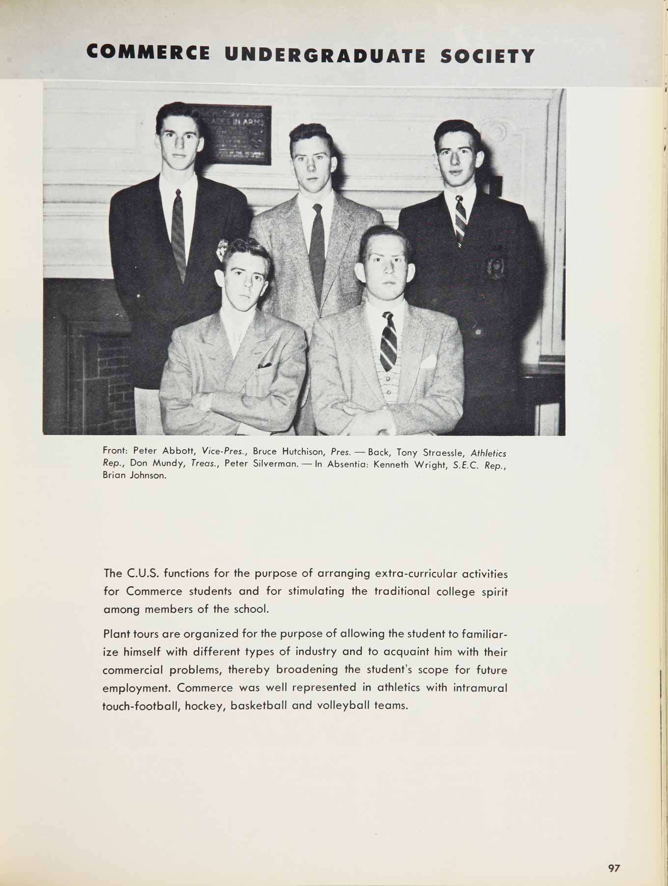 McGill Yearbook: 1955