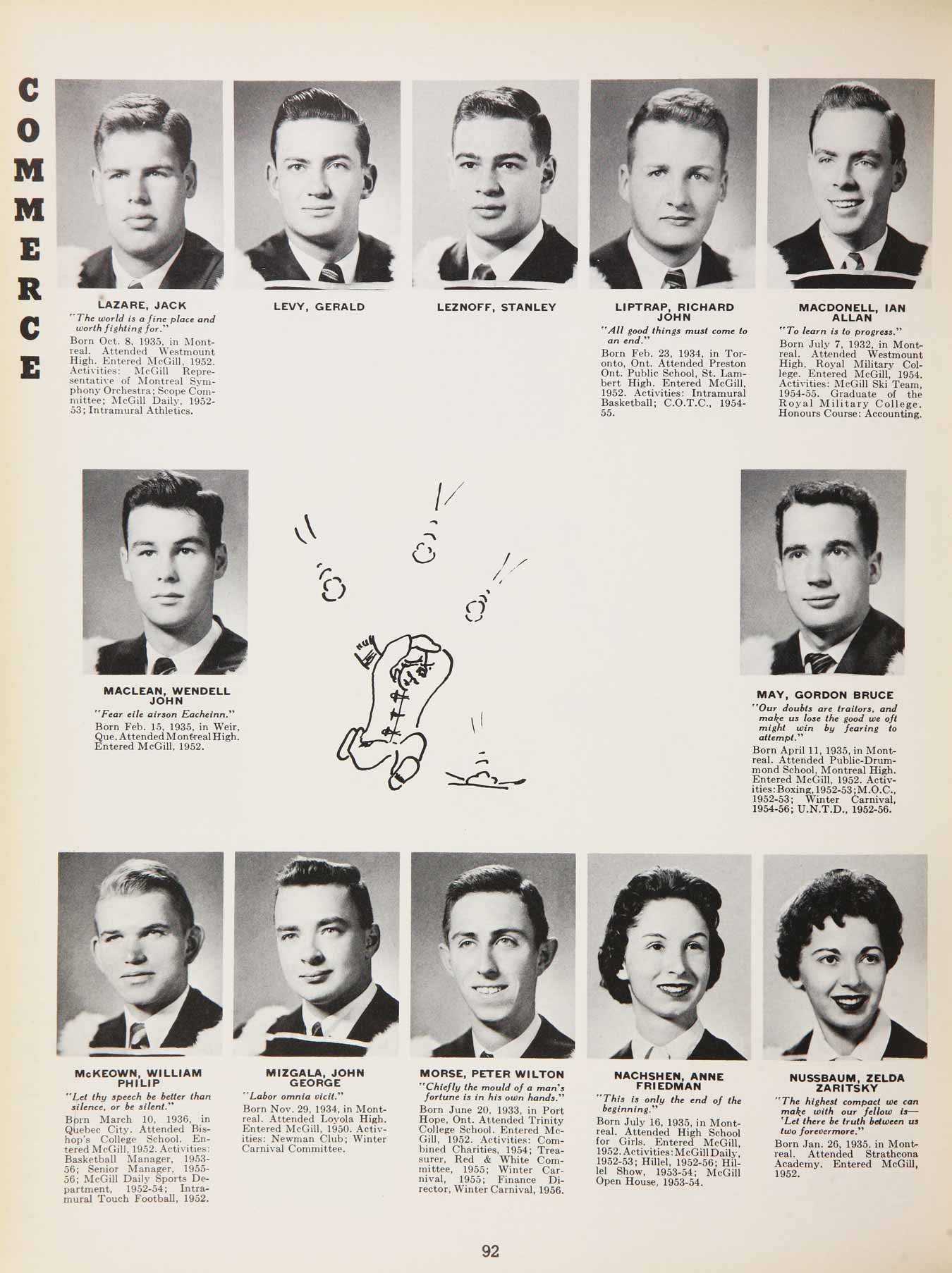 McGill Yearbook: 1956
