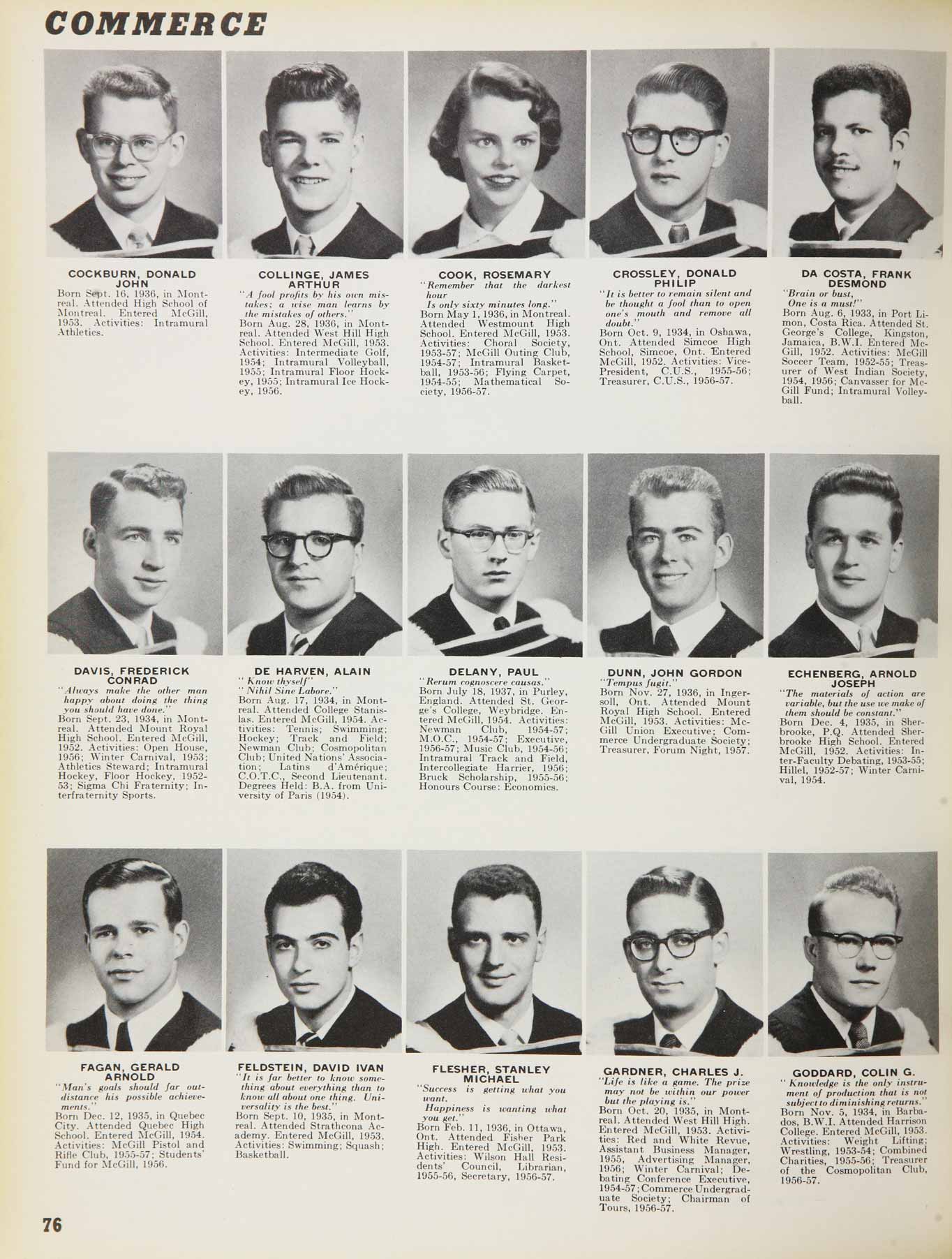 McGill Yearbook: 1957