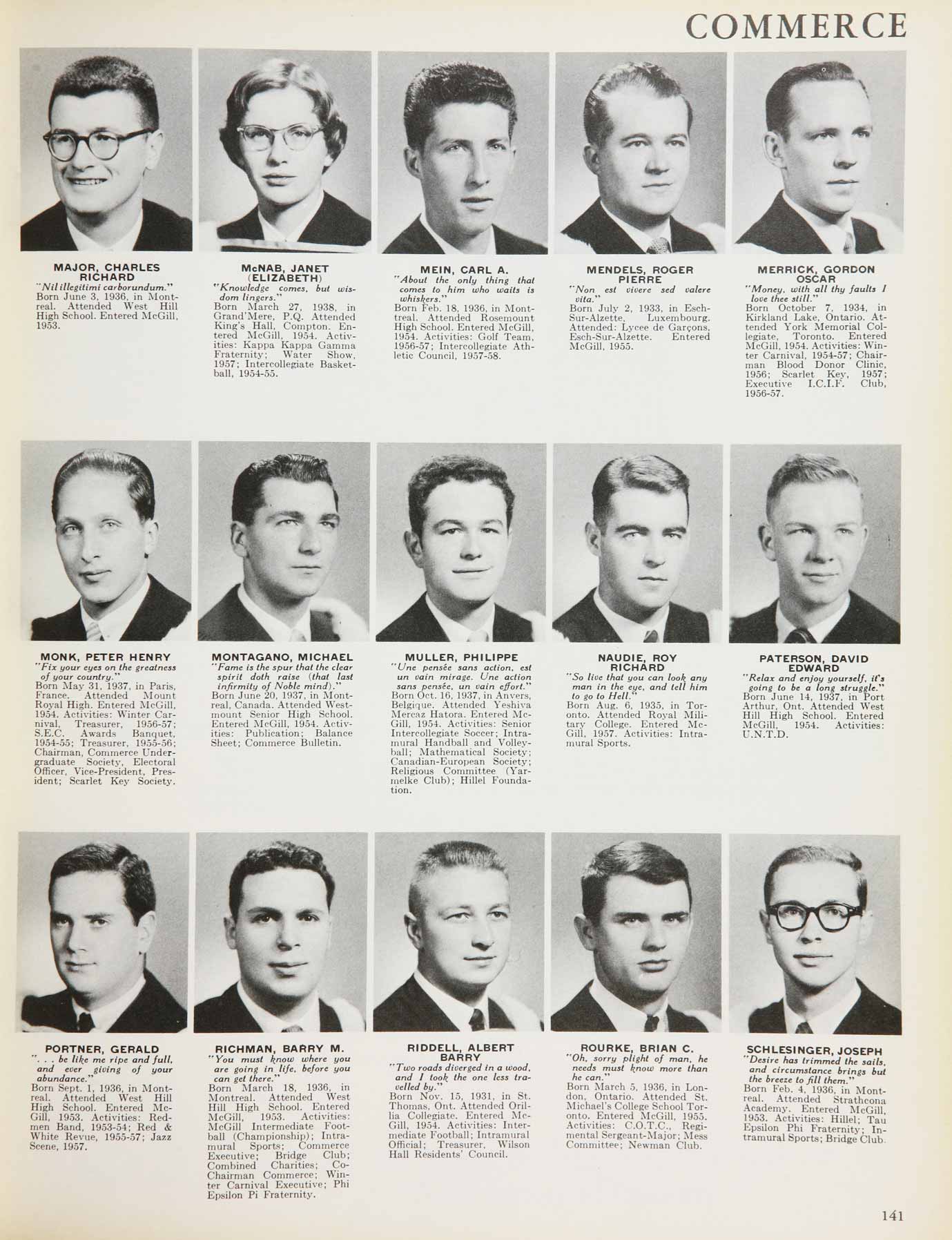  McGill Yearbook: 1958