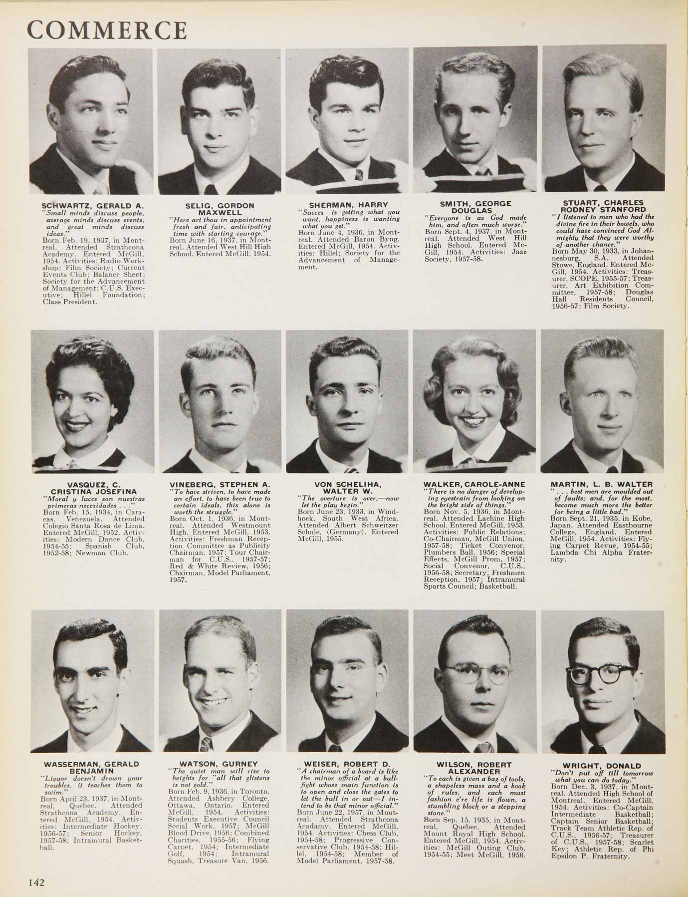  McGill Yearbook: 1958