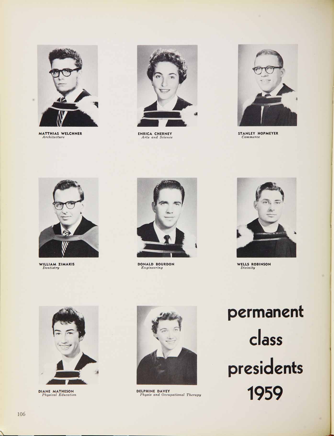 McGill Yearbook: 1959