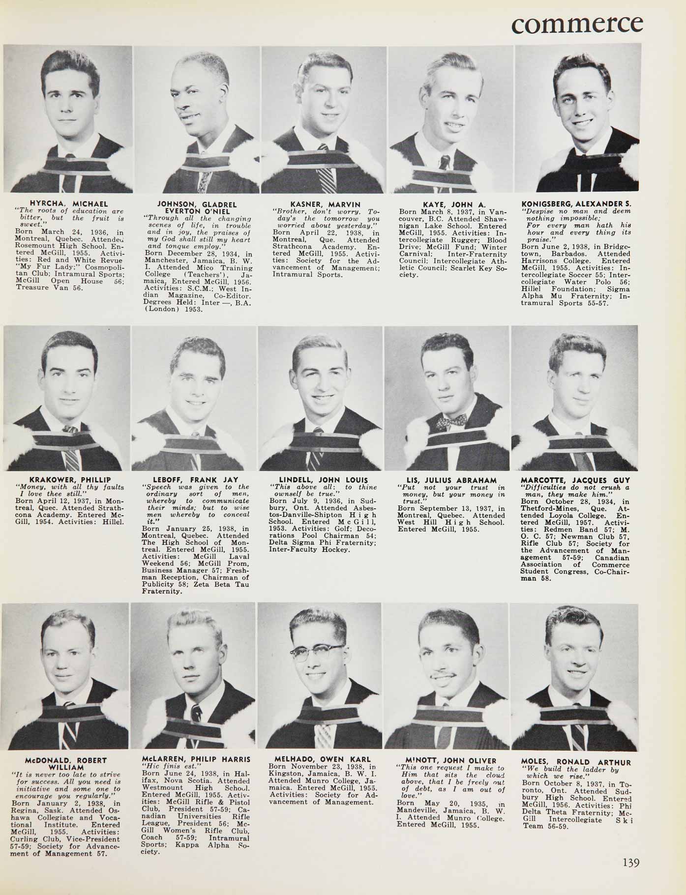 McGill Yearbook: 1959