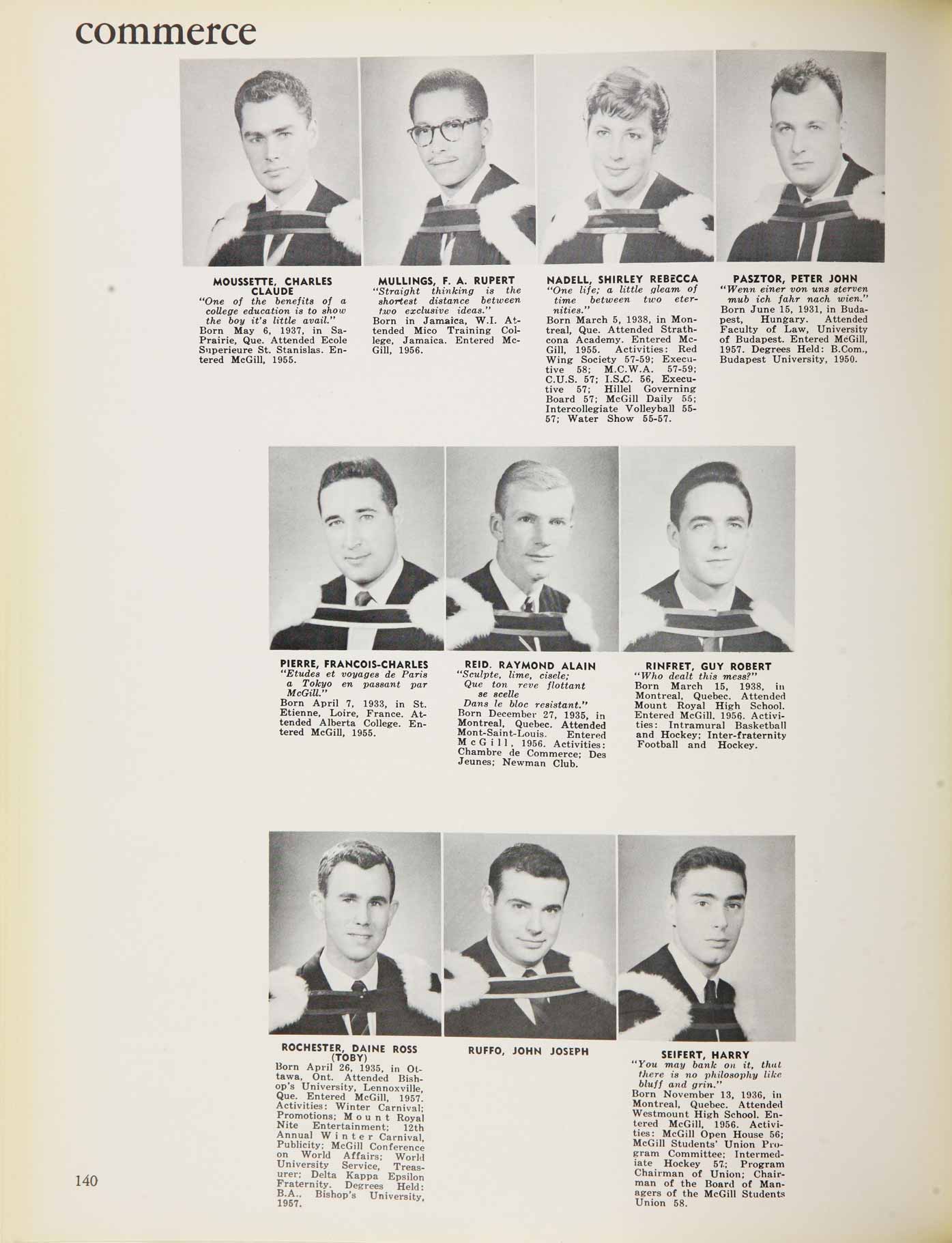 McGill Yearbook: 1959
