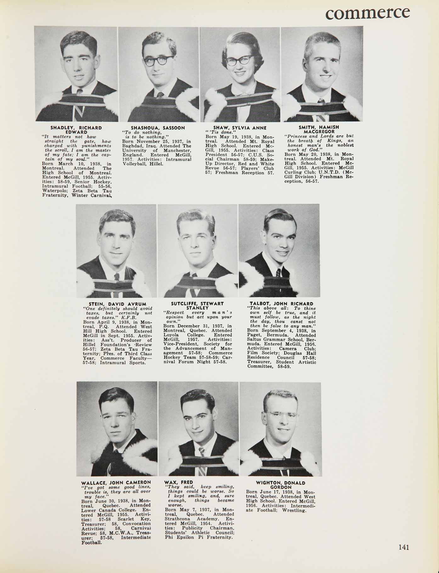 McGill Yearbook: 1959