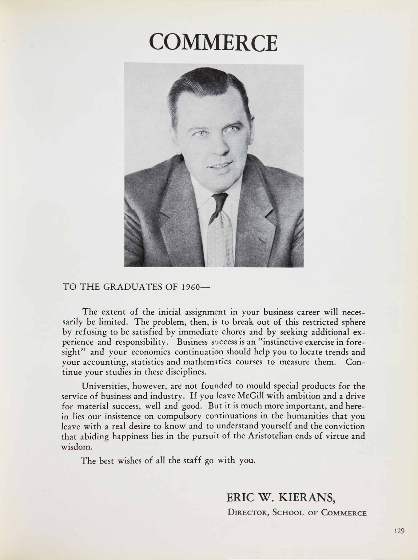 McGill Yearbook: 1960