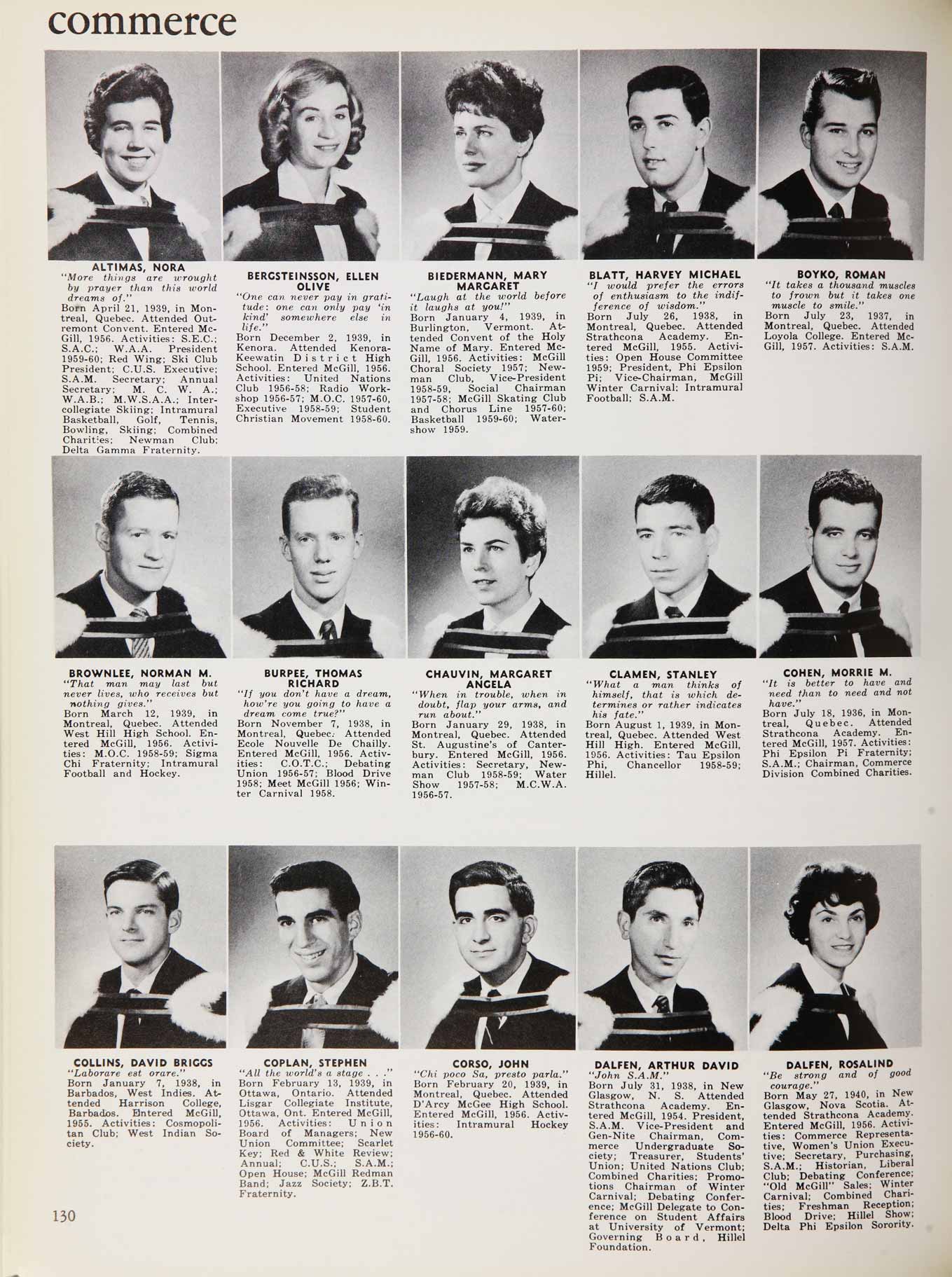 McGill Yearbook: 1960