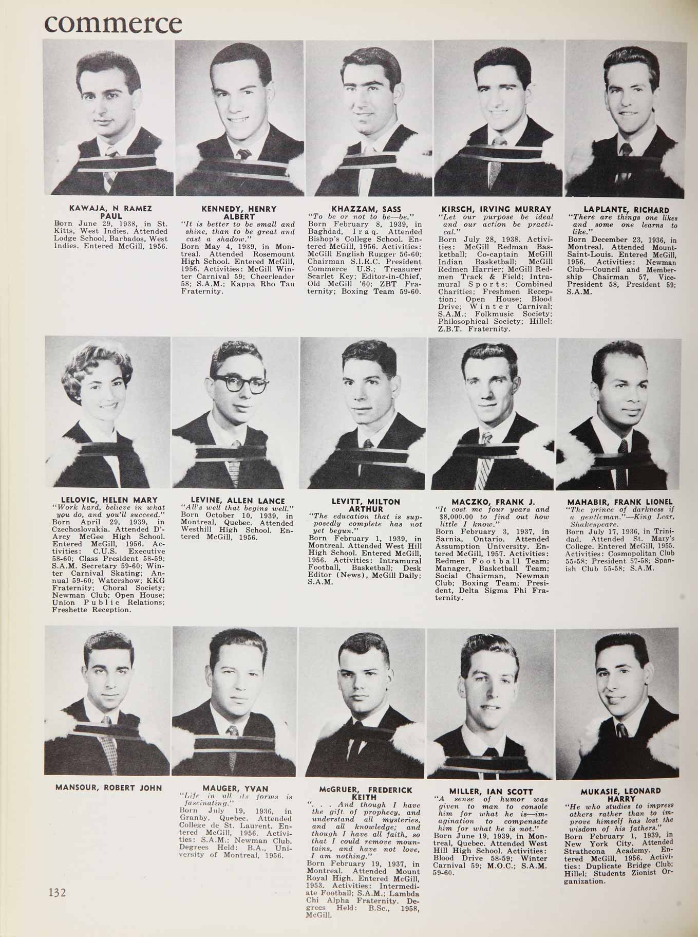 McGill Yearbook: 1960