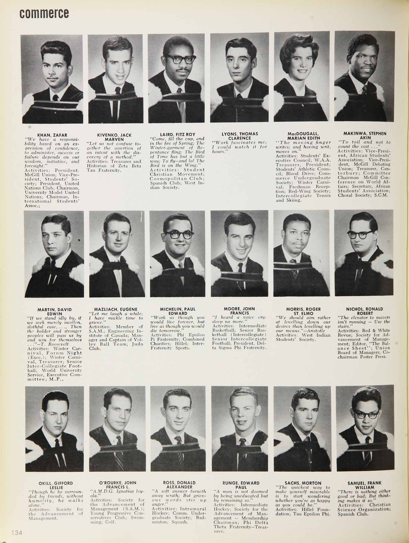 McGill Yearbook: 1962