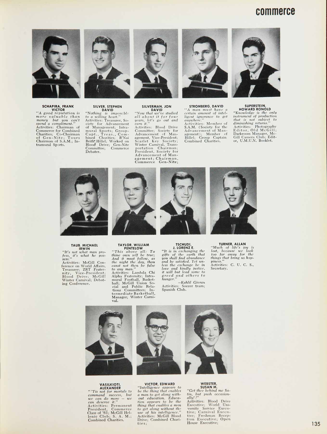 McGill Yearbook: 1961