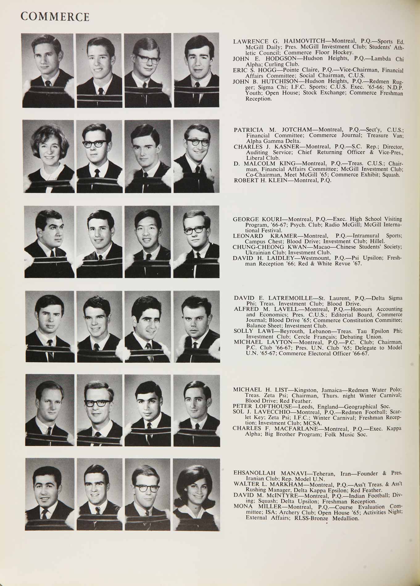 McGill Yearbook: 1967