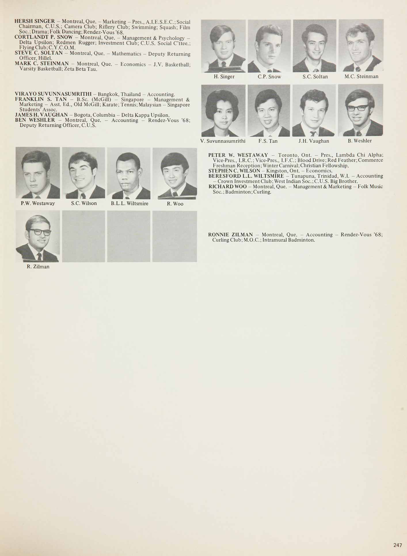 McGill Yearbook: 1969