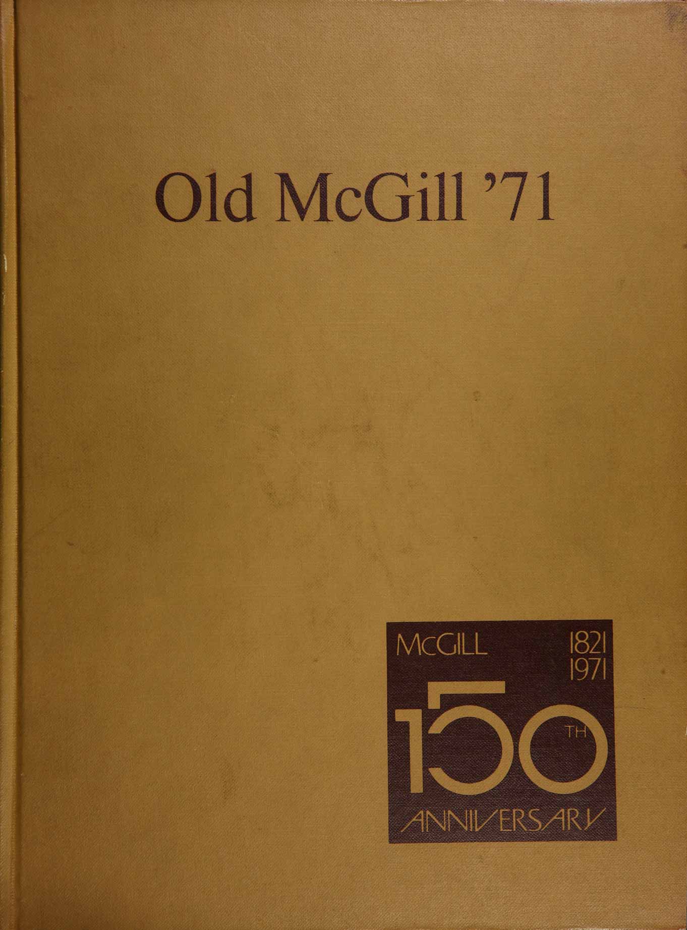 McGill Yearbook: 1971