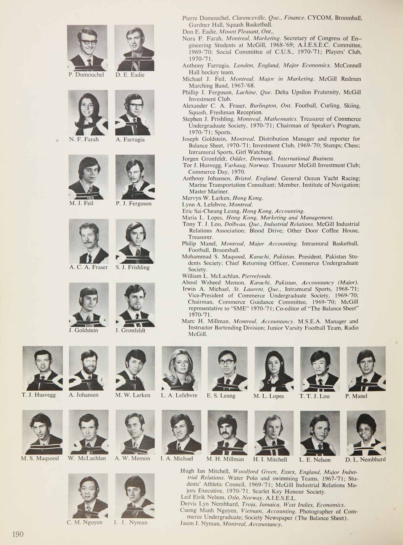 McGill Yearbook: 1971