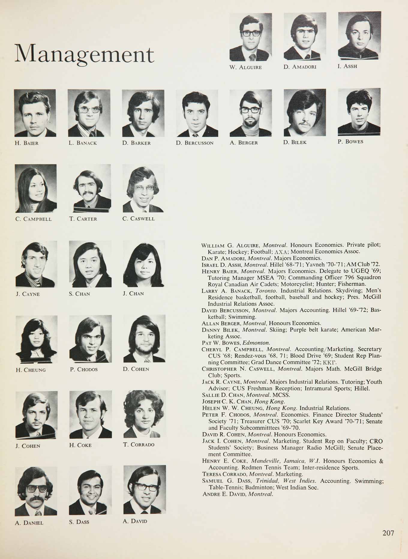 McGill Yearbook: 1972