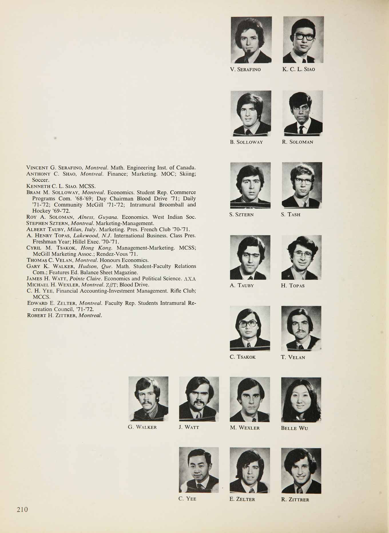 McGill Yearbook: 1972