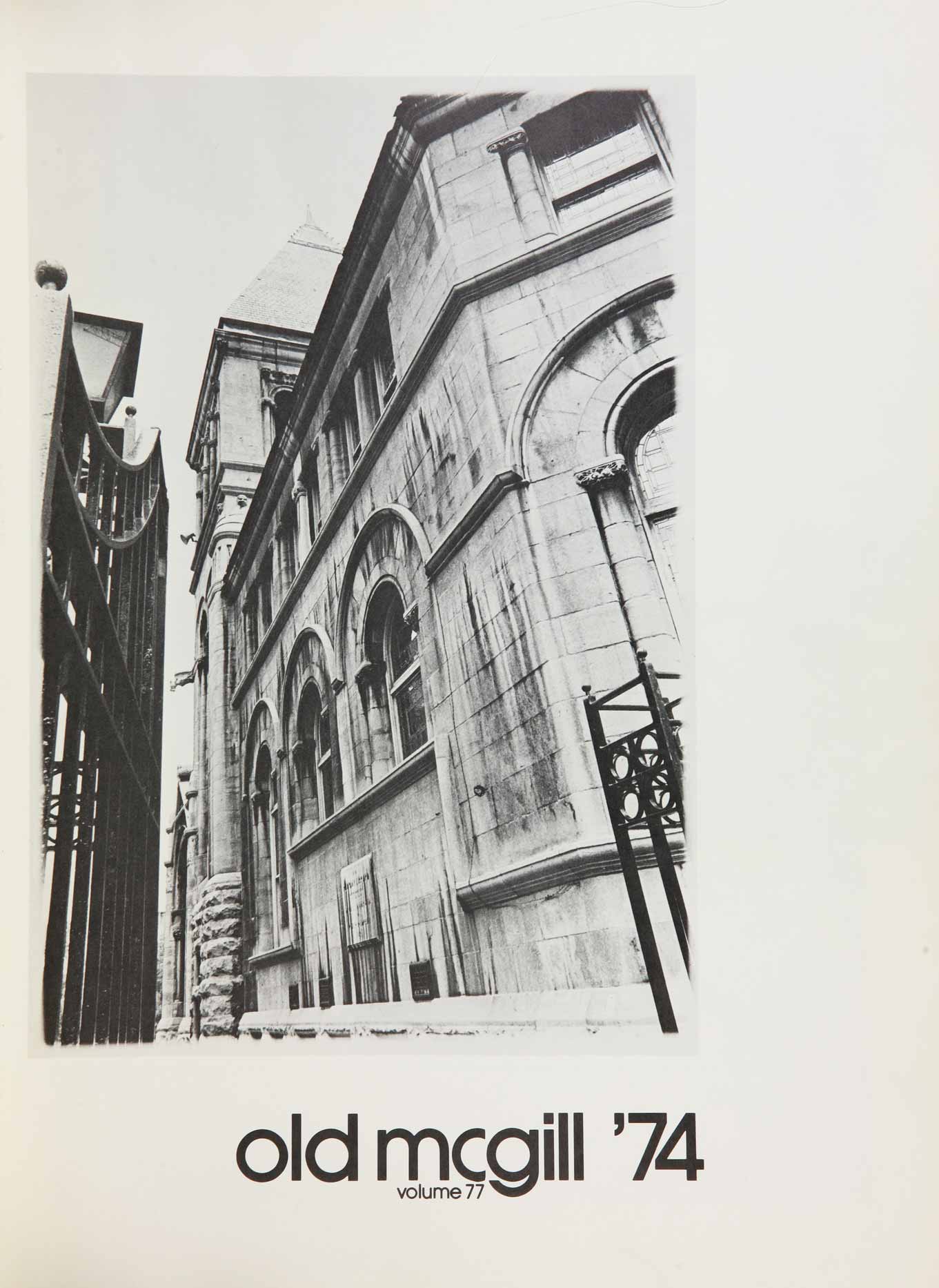 McGill Yearbook: 1974