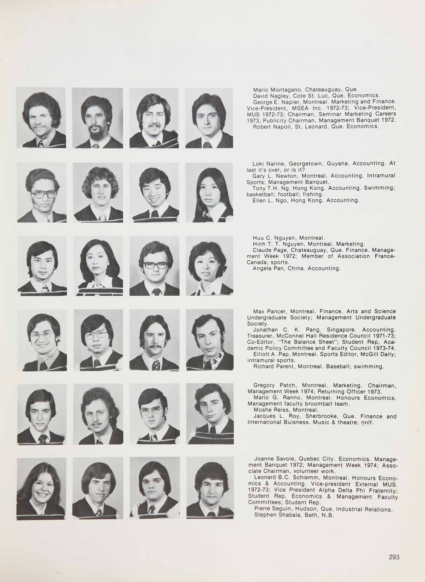 McGill Yearbook: 1974