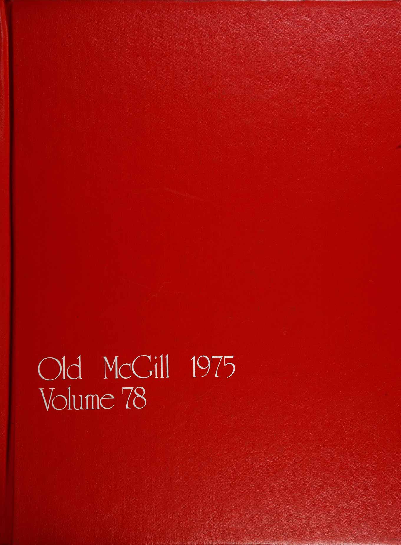 McGill Yearbook: 1975