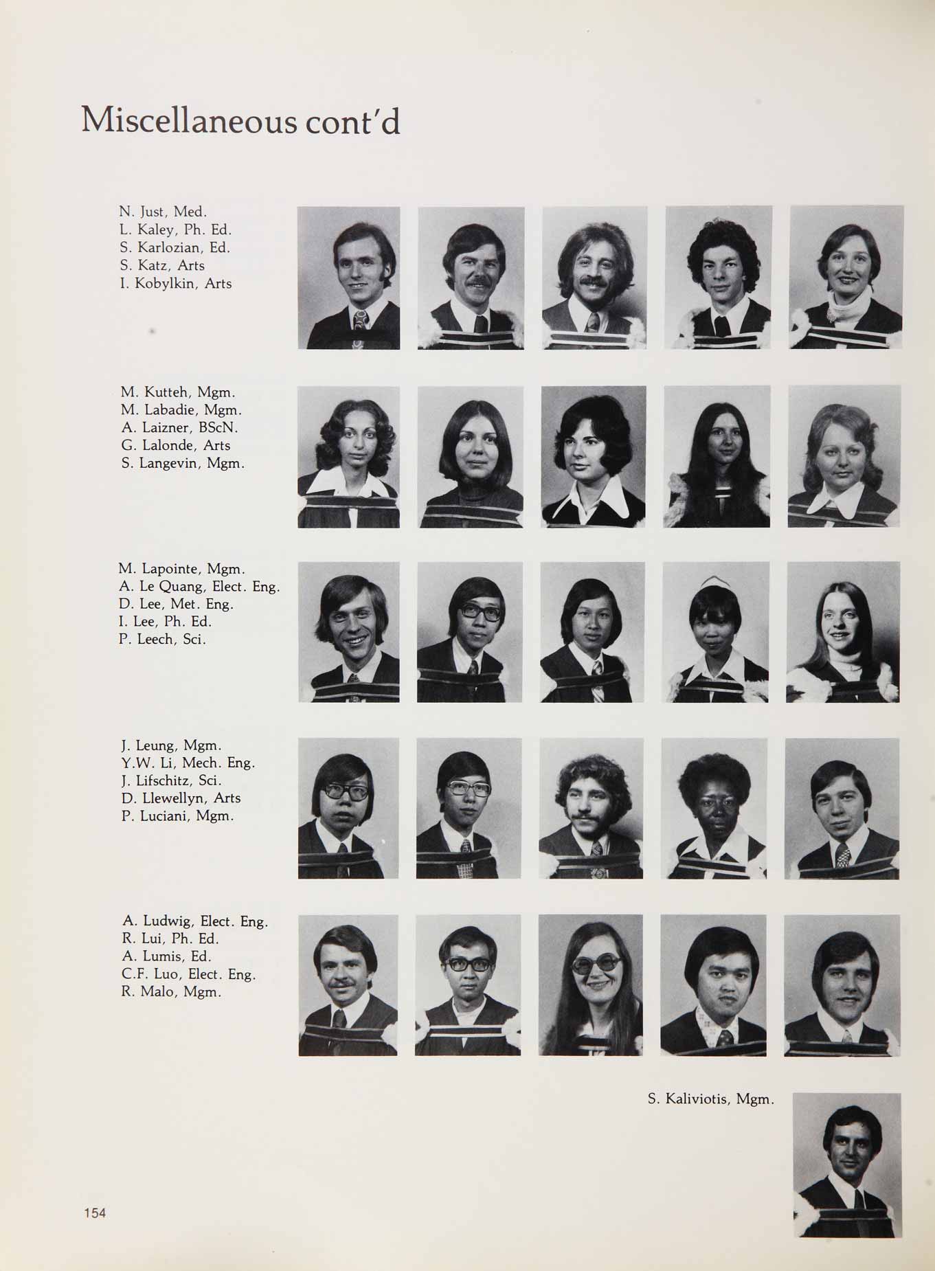 McGill Yearbook: 1975