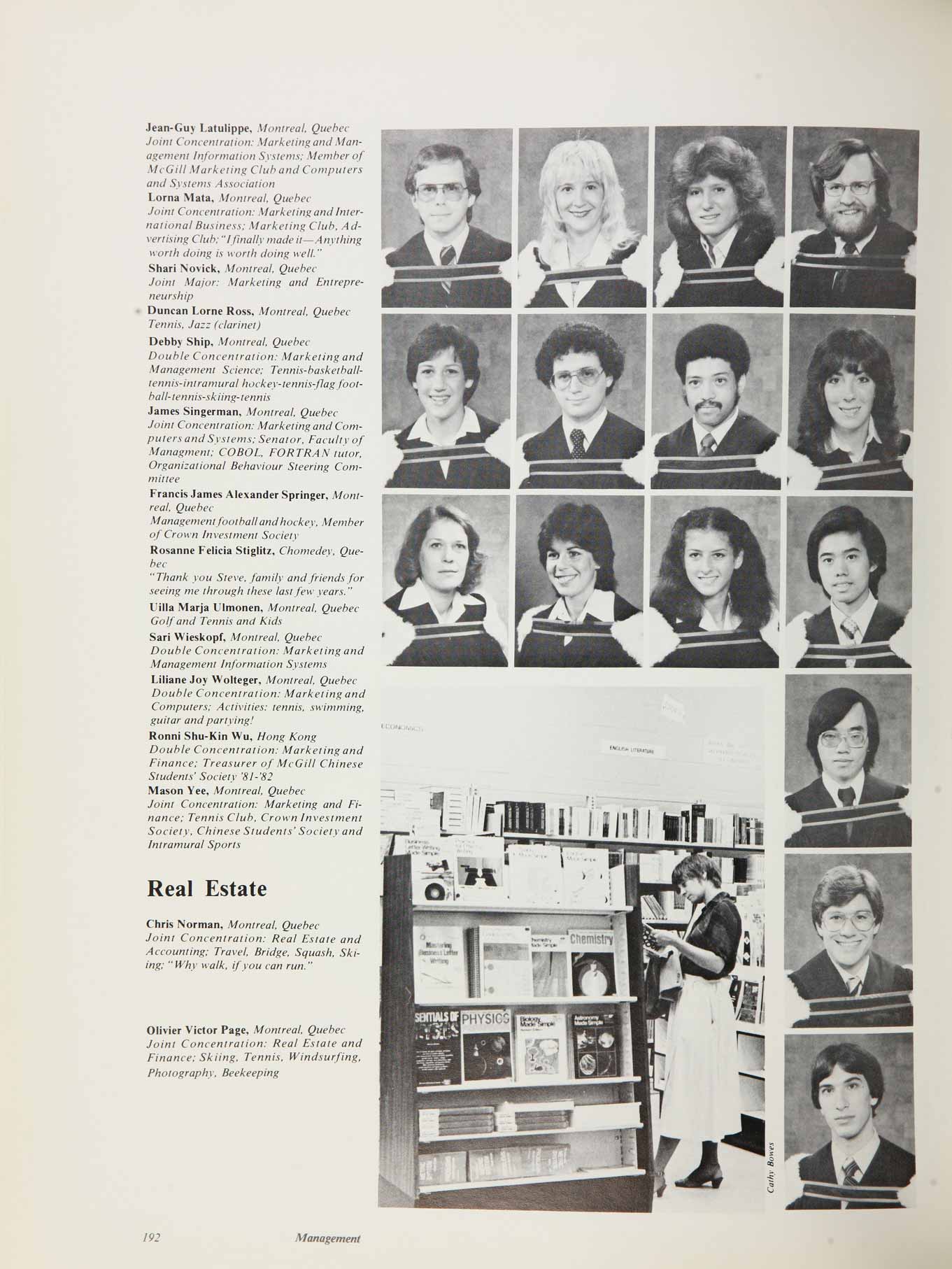 McGill Yearbook: 1982