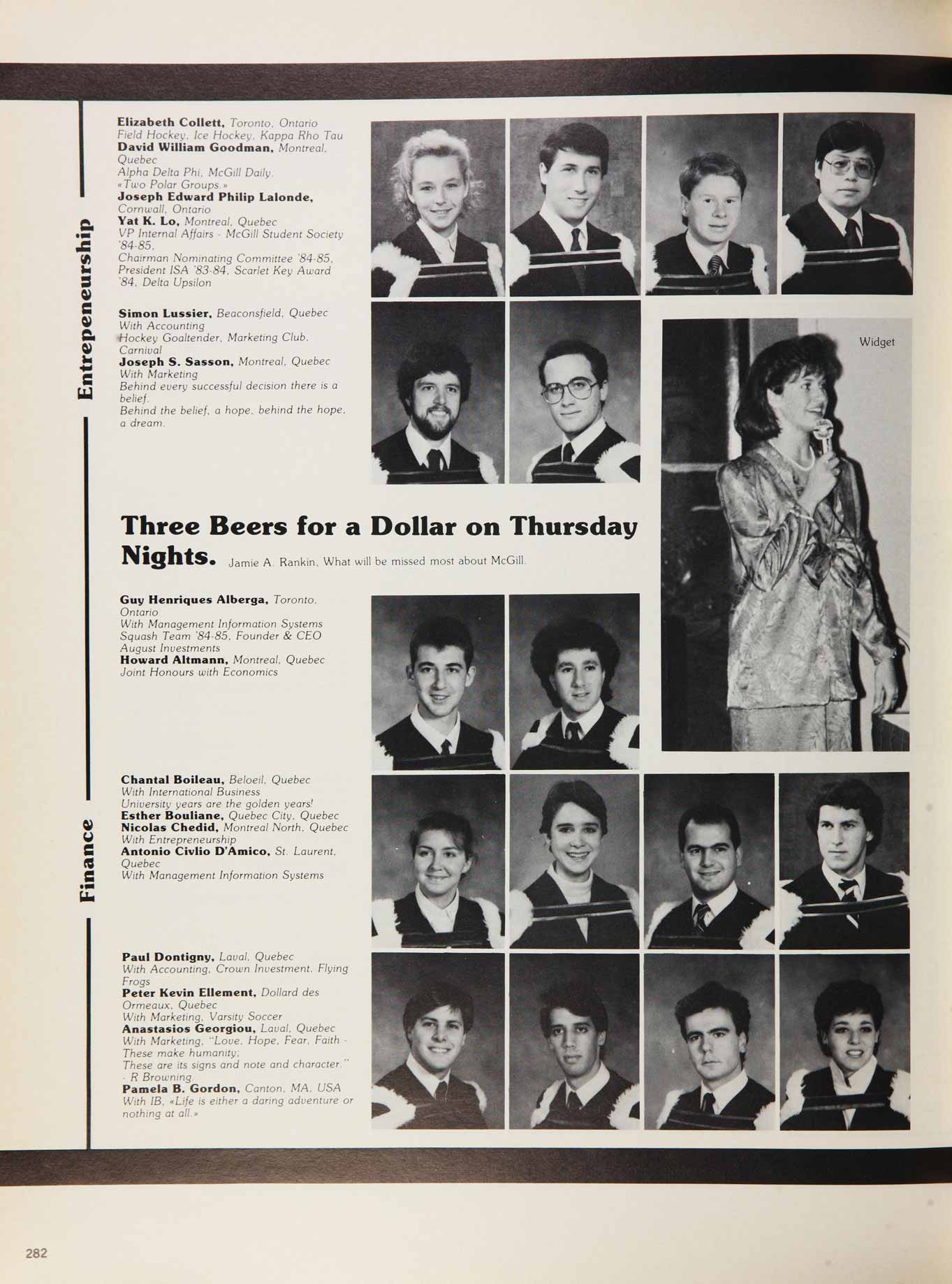 McGill Yearbook: 1986