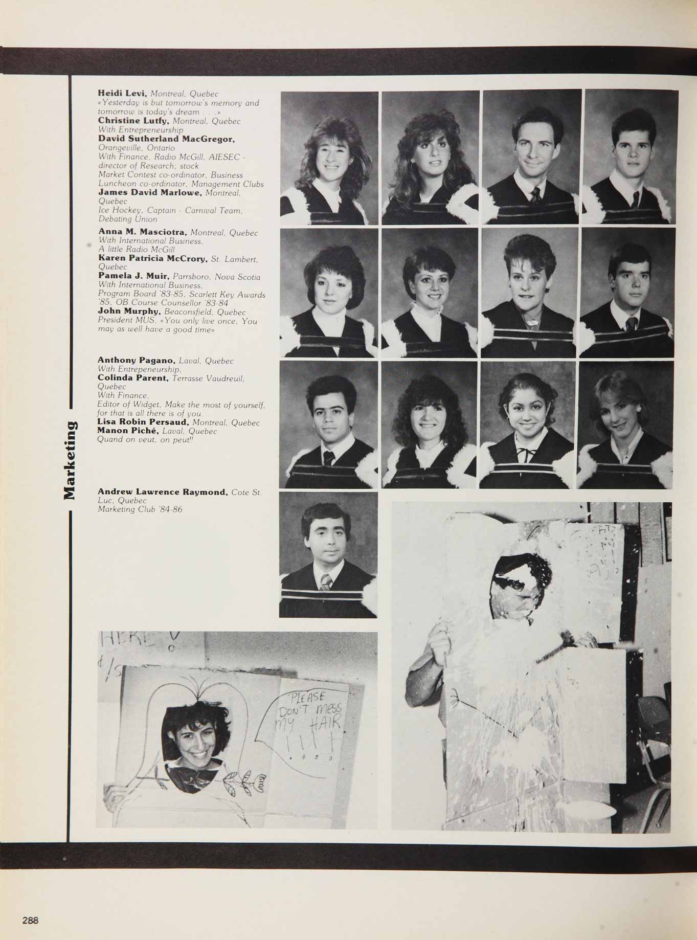 McGill Yearbook: 1986