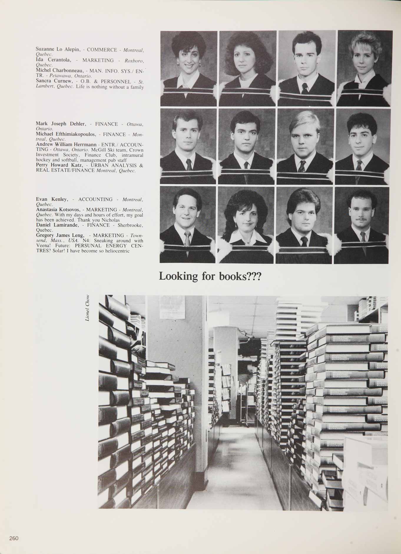 McGill Yearbook: 1988