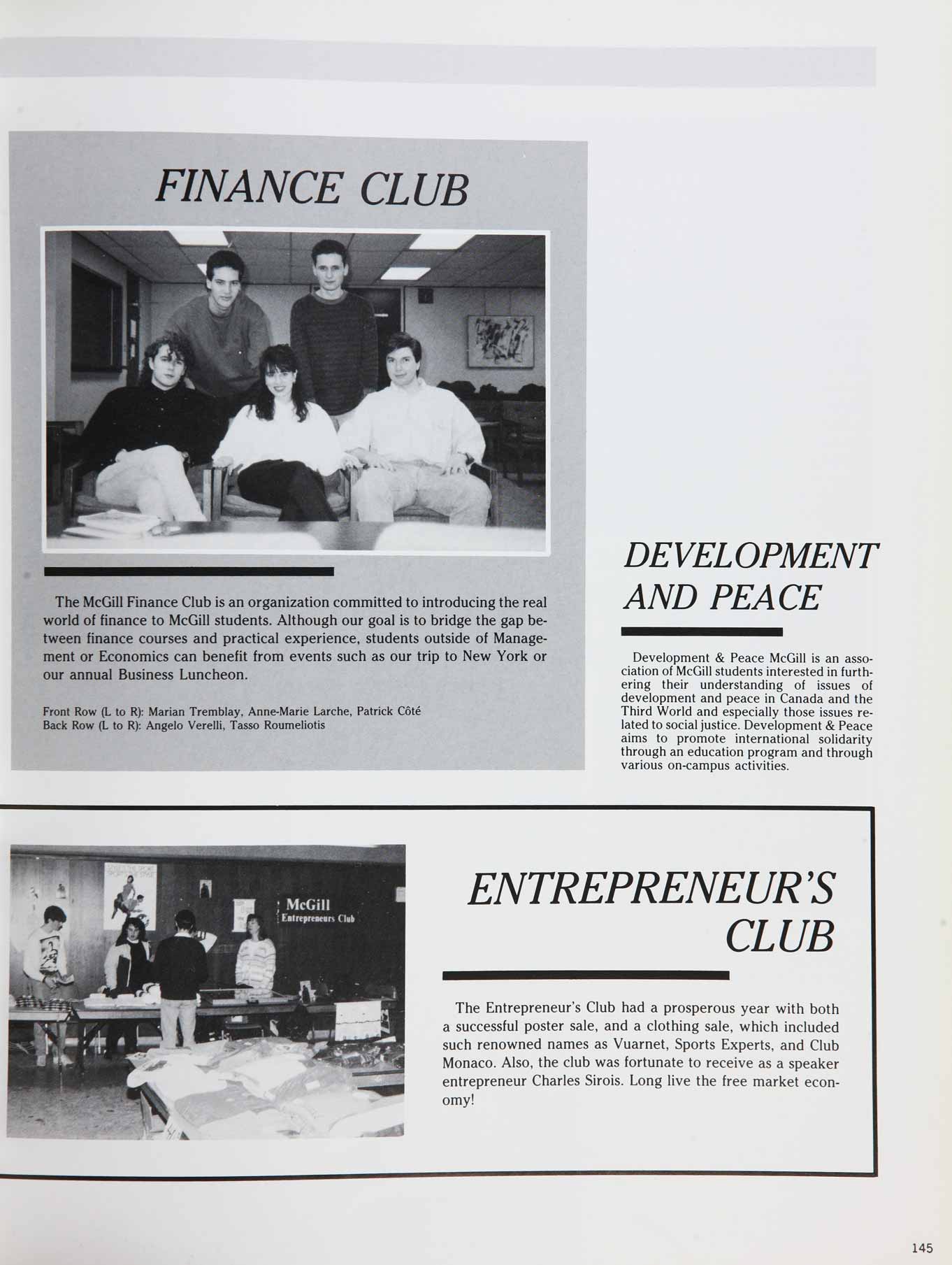 McGill Yearbook: 1992