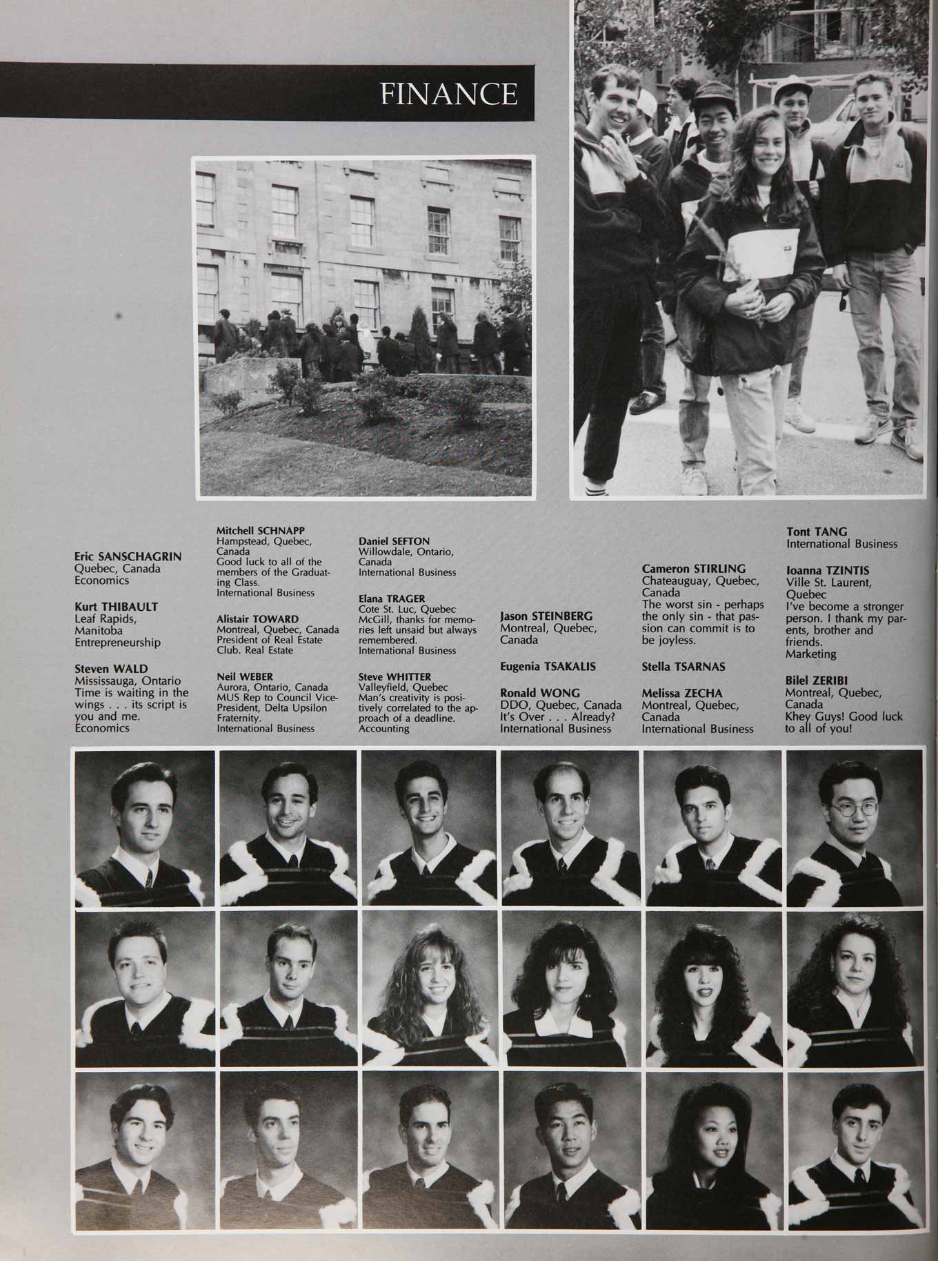 McGill Yearbook: 1993