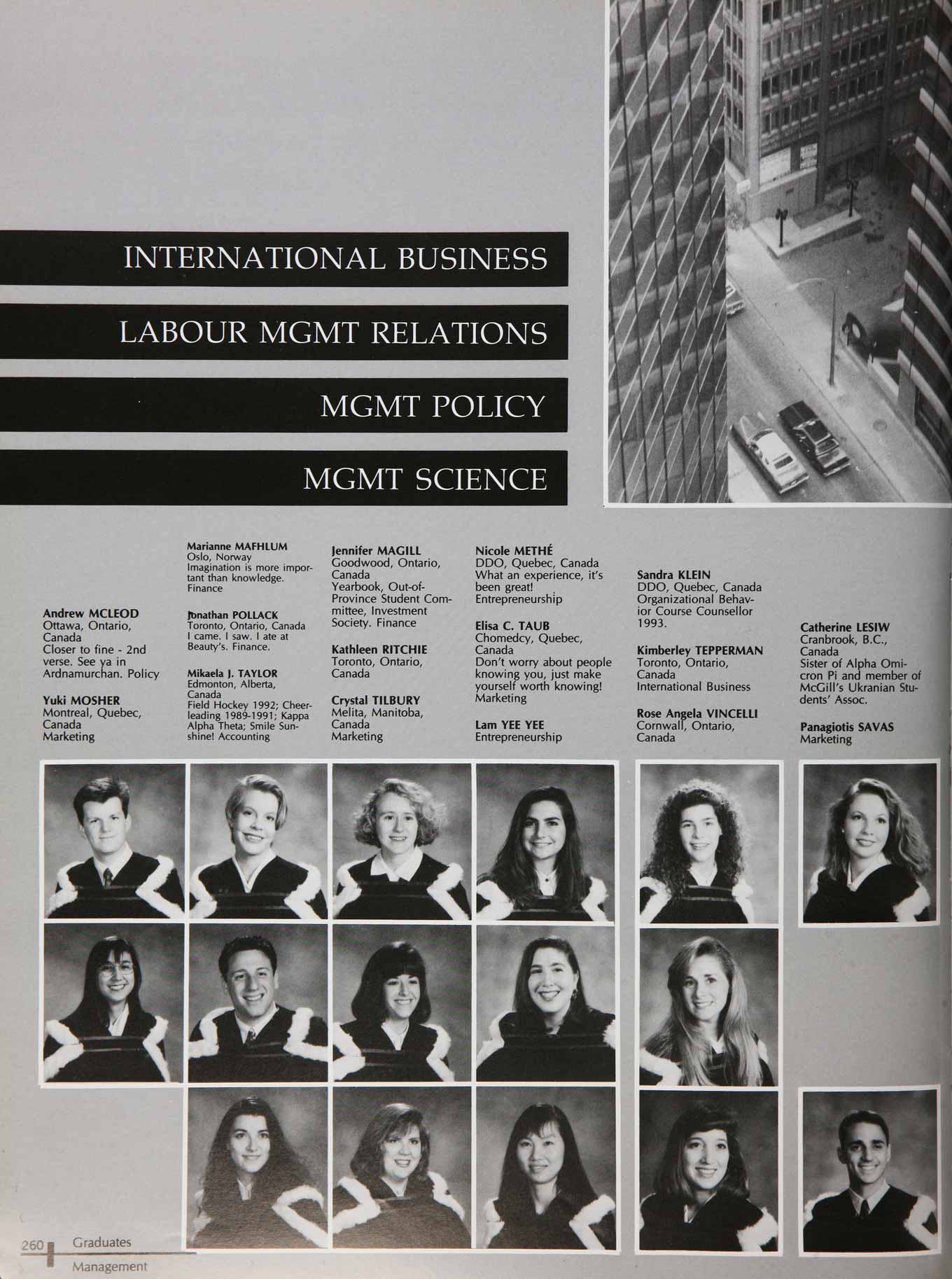 McGill Yearbook: 1993