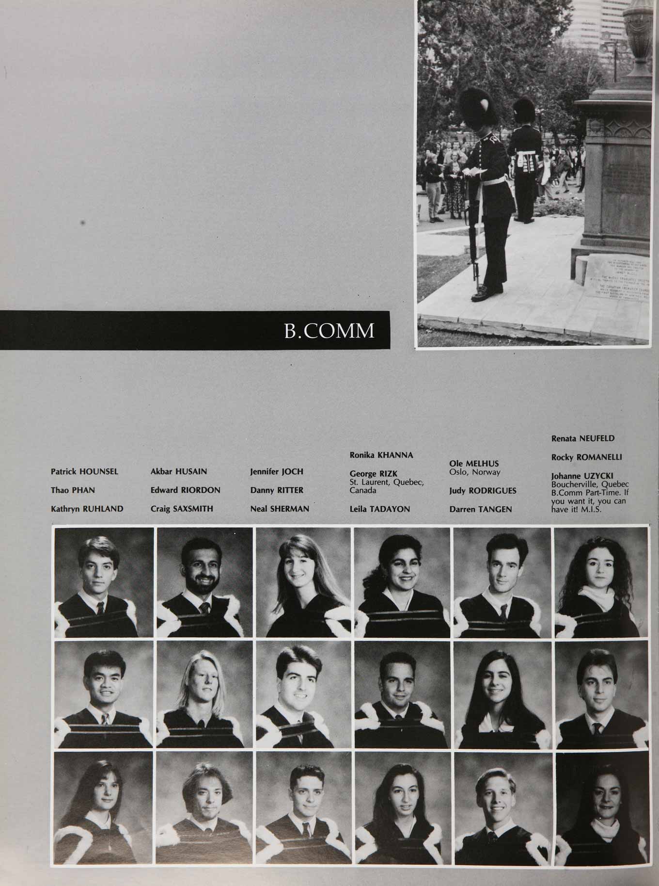 McGill Yearbook: 1993