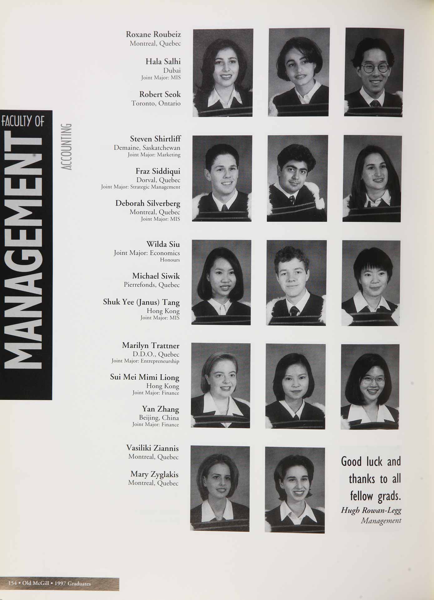 McGill Yearbook: 1997