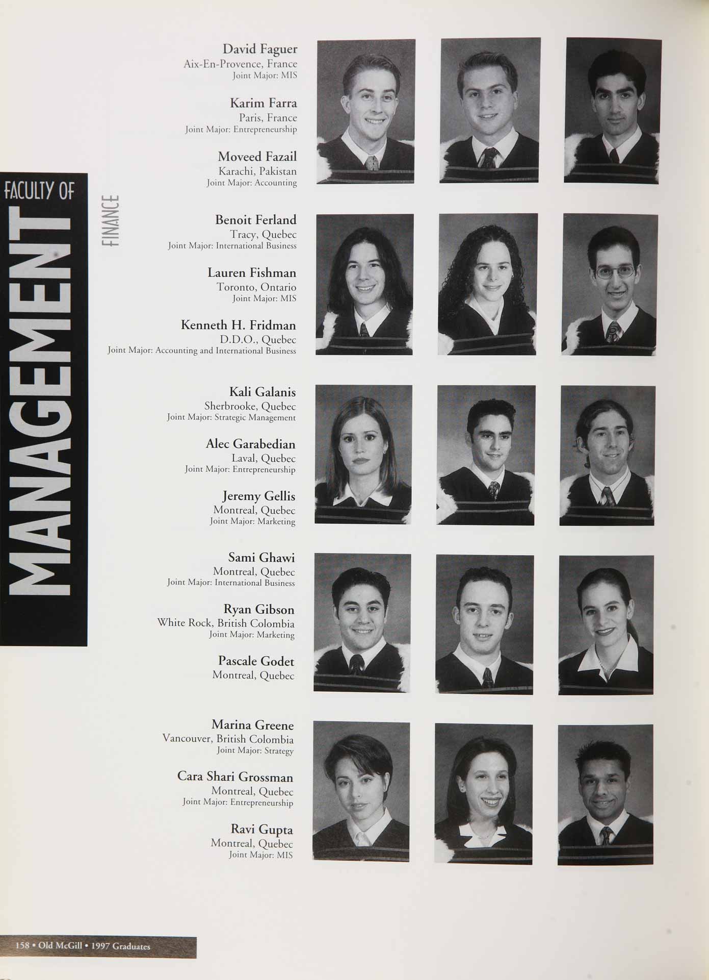 McGill Yearbook: 1997