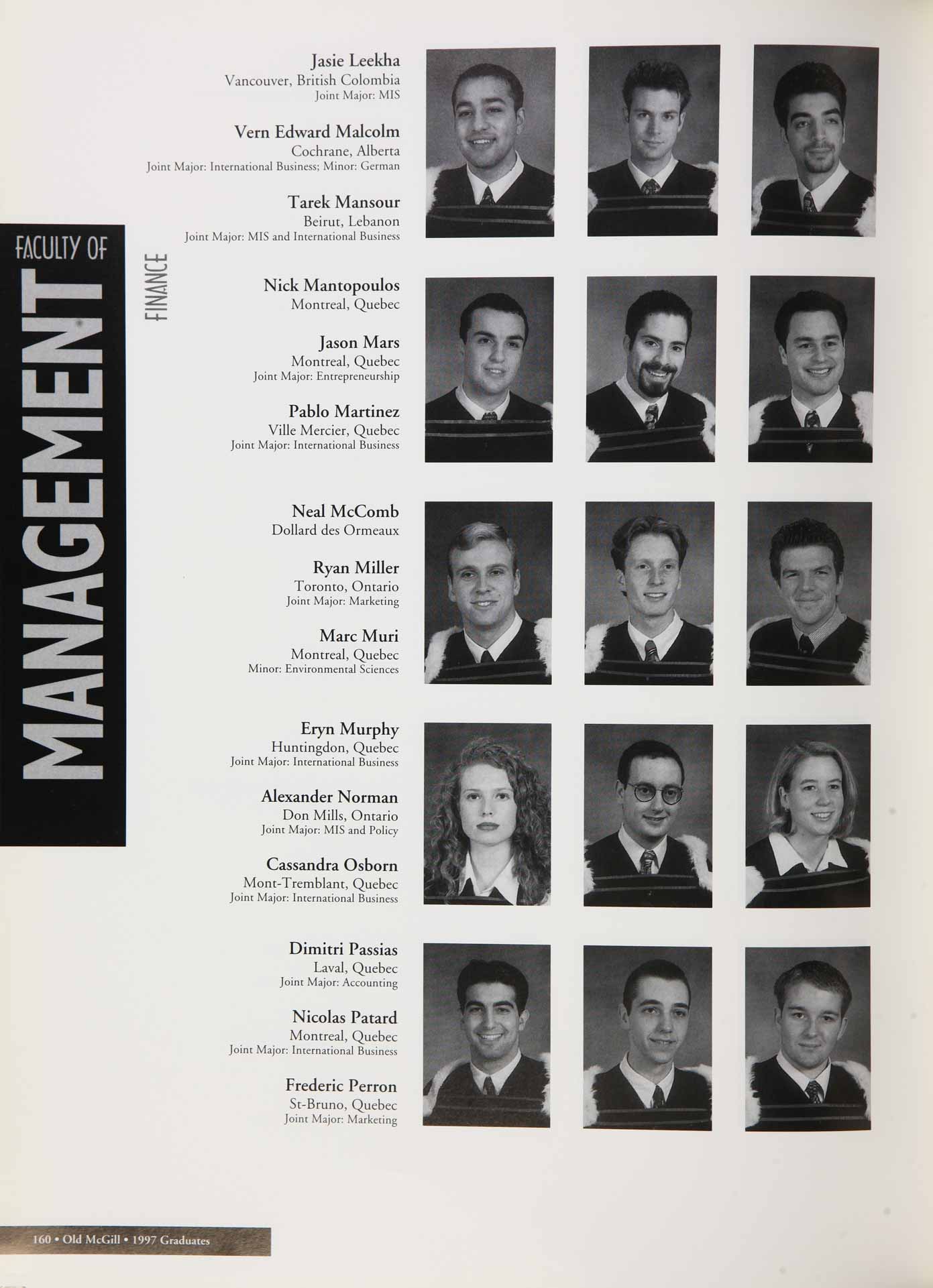 McGill Yearbook: 1997