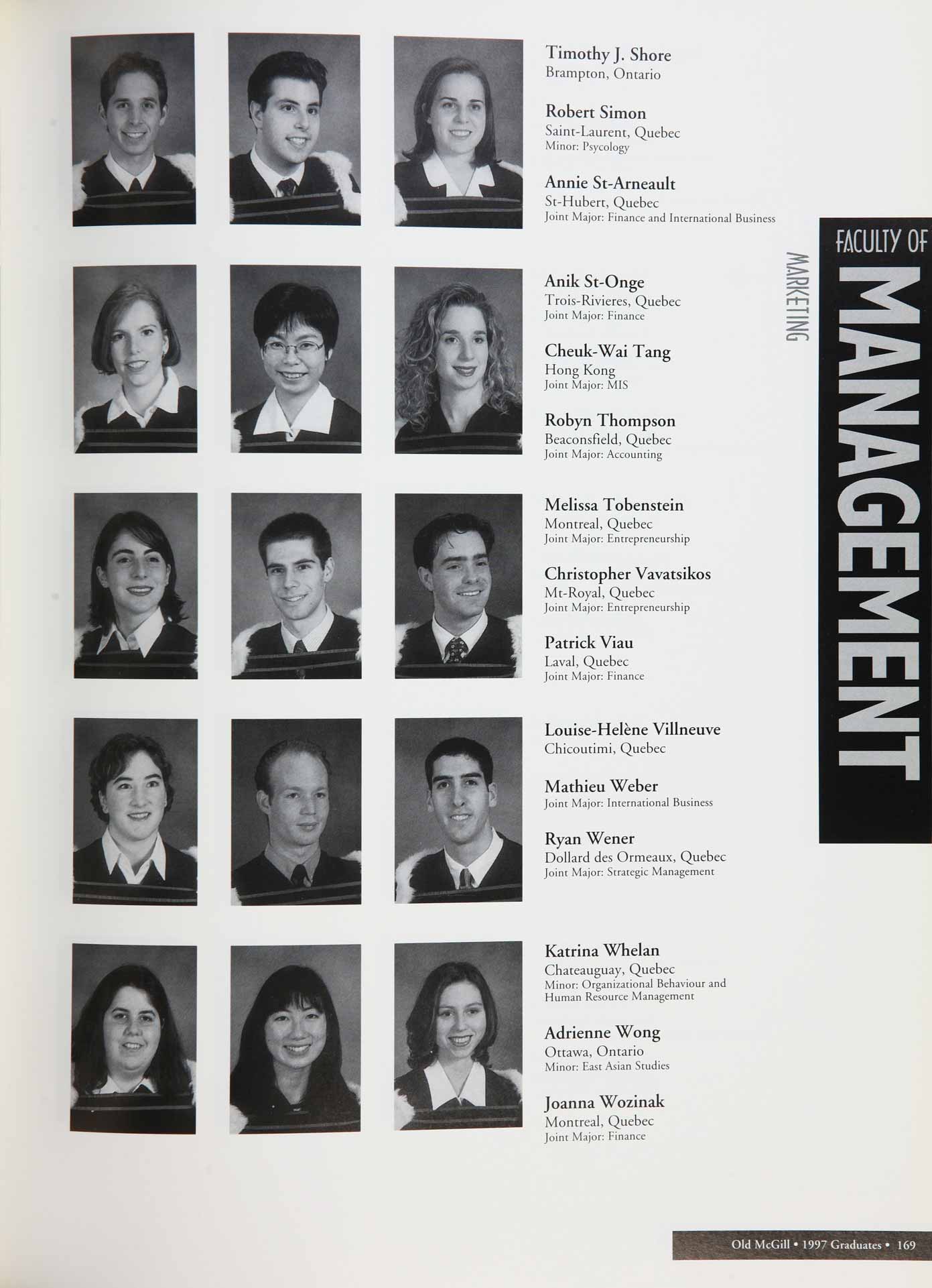 McGill Yearbook: 1997