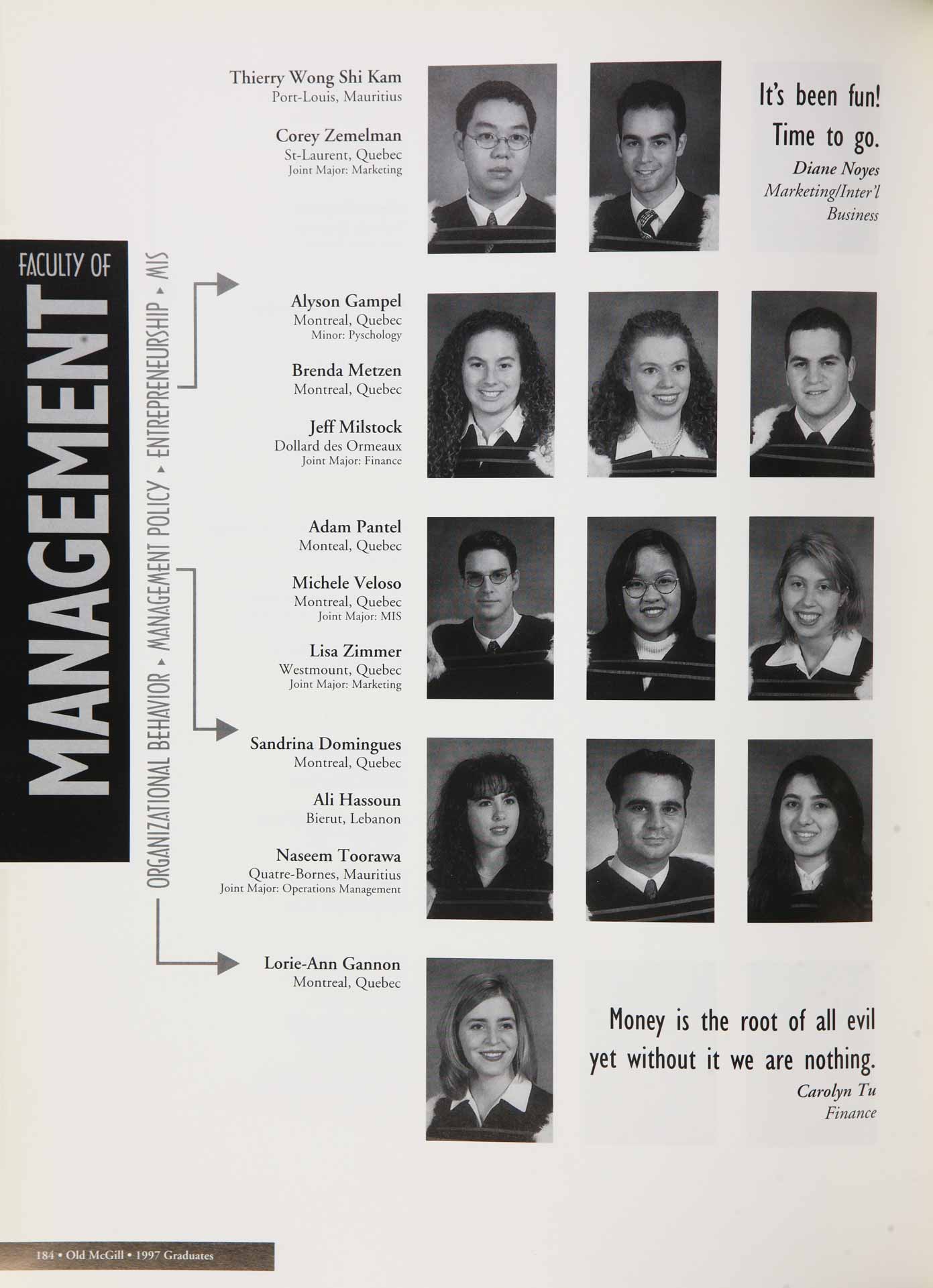McGill Yearbook: 1997