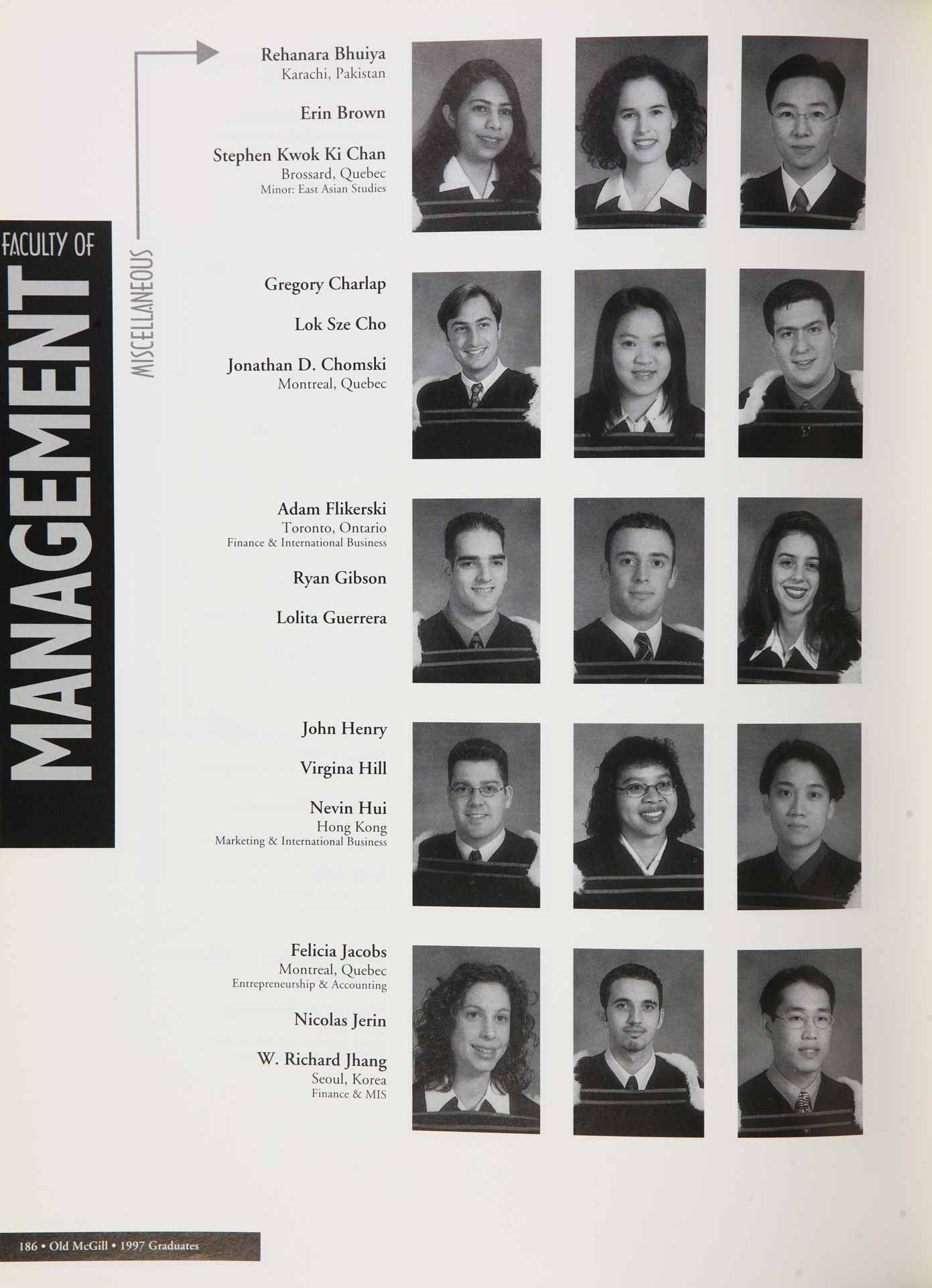 McGill Yearbook: 1997