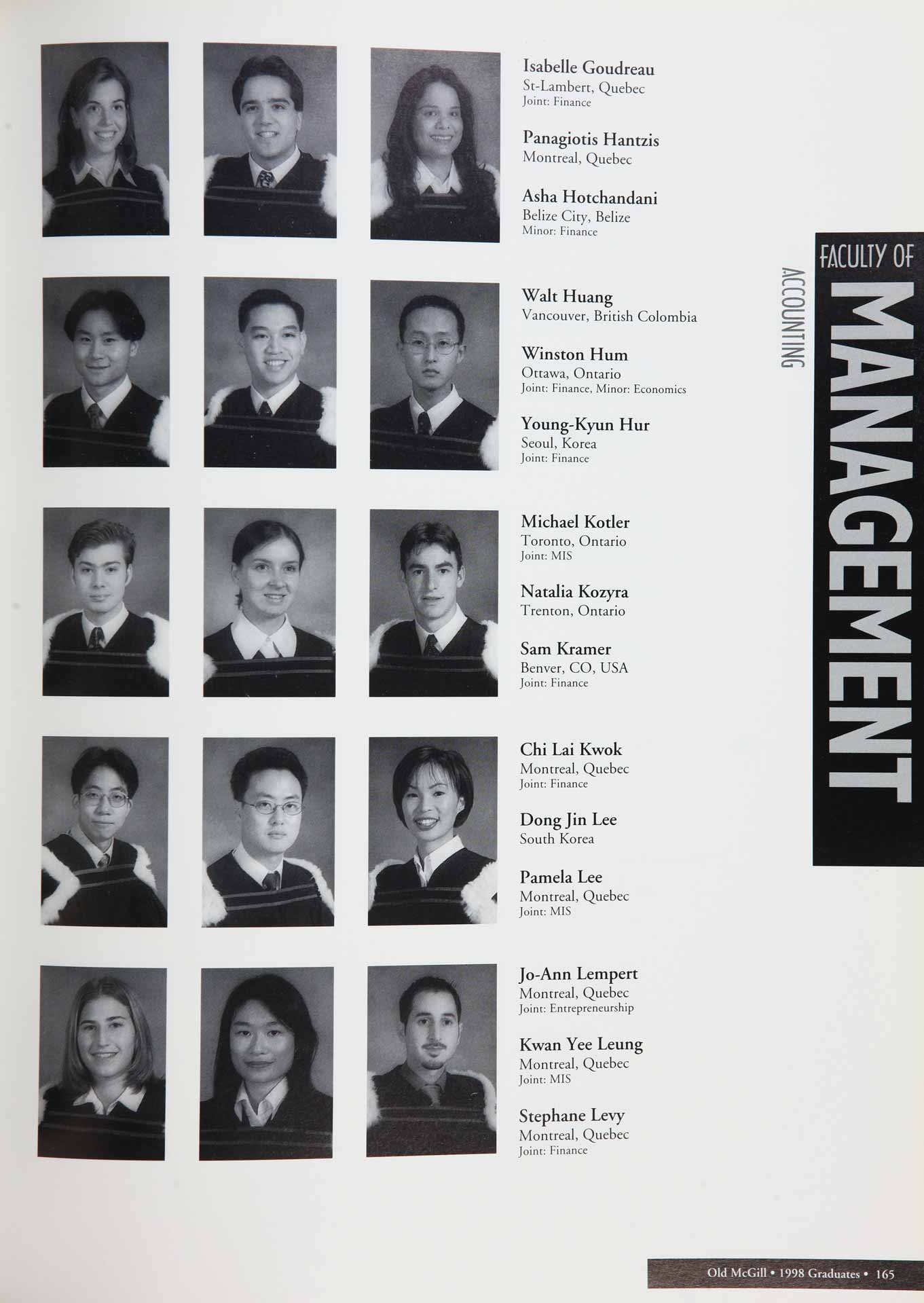 McGill Yearbook: 1998